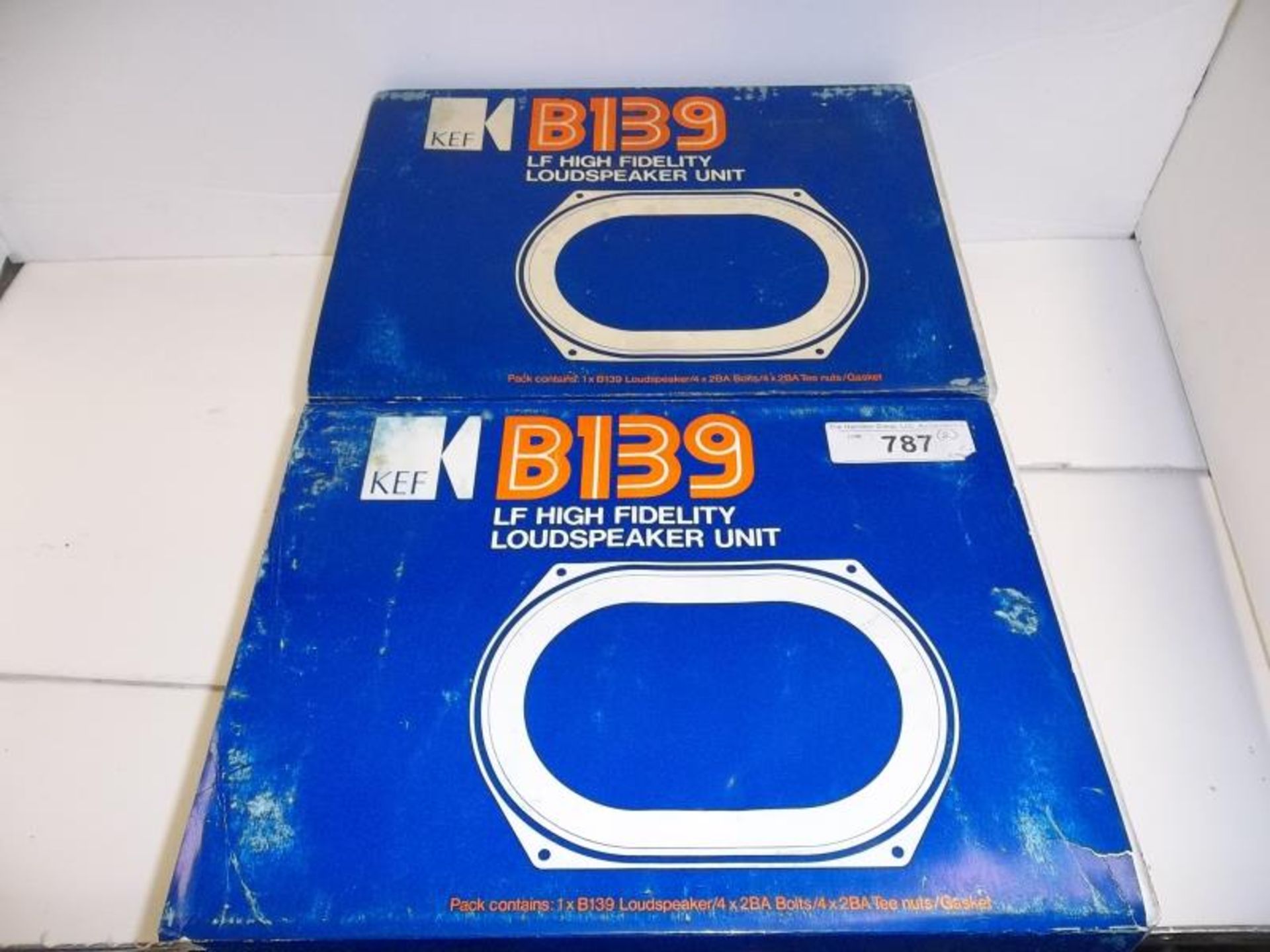 2 KEF B139 loudspeaker units in orig box, 8 ohms - Image 7 of 7