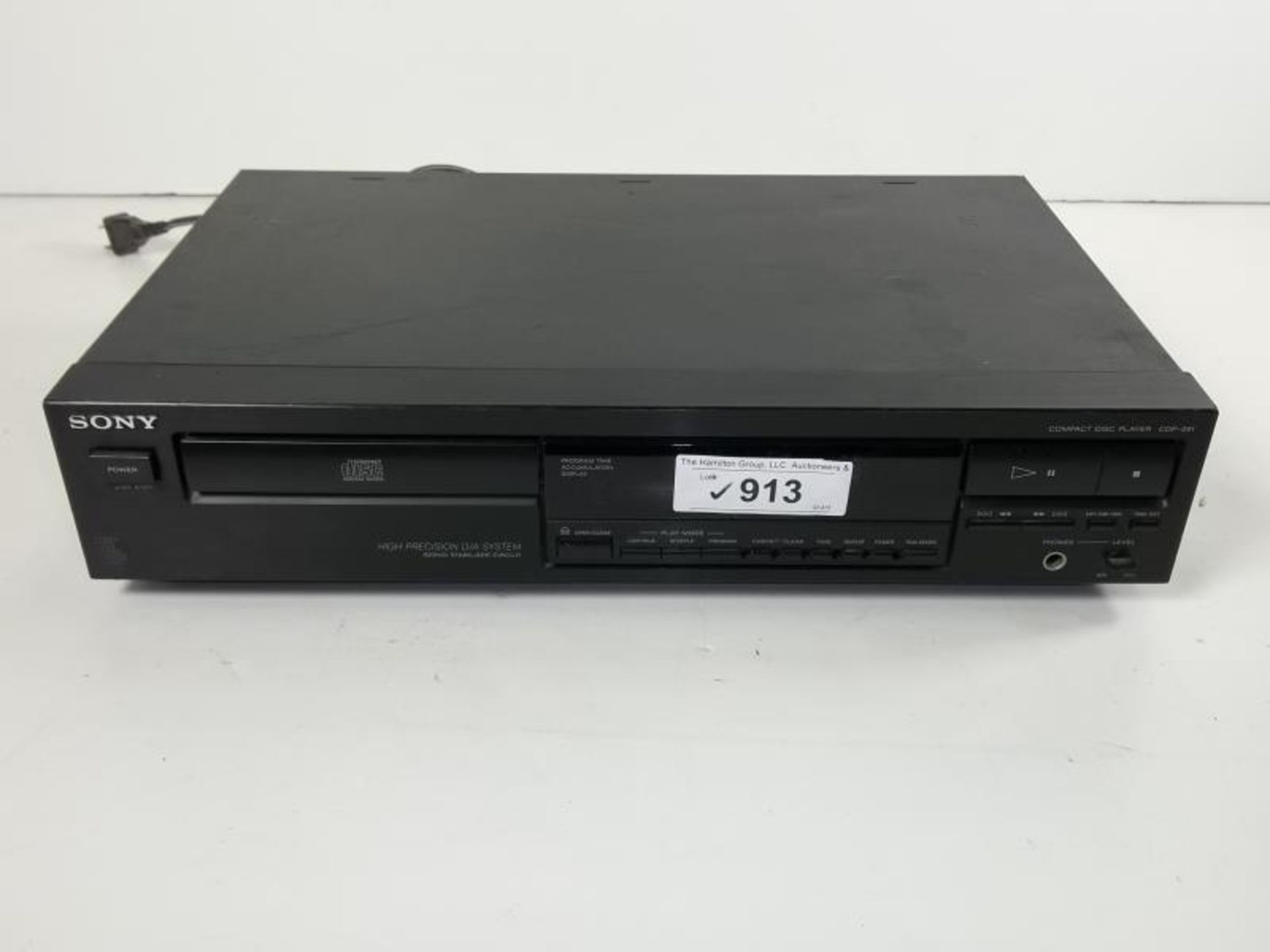 Sony compact disc player CDP-291, 1991, tested - powers up