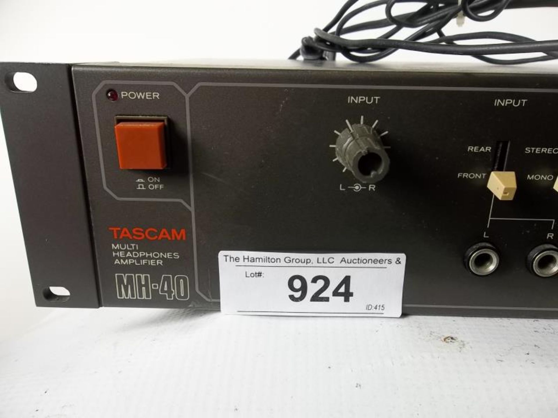 Tascam MH-40 Multi Headphone Amp, s#90032, rack mountable, tested - powers up - Image 2 of 4