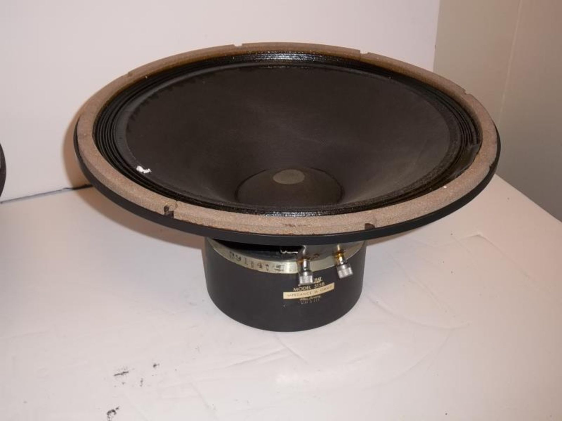 2 Altec Lansing , Annaheim, CA, model 515B loud speakers, 15", 16" ohms, one cone damaged, both - Image 9 of 9