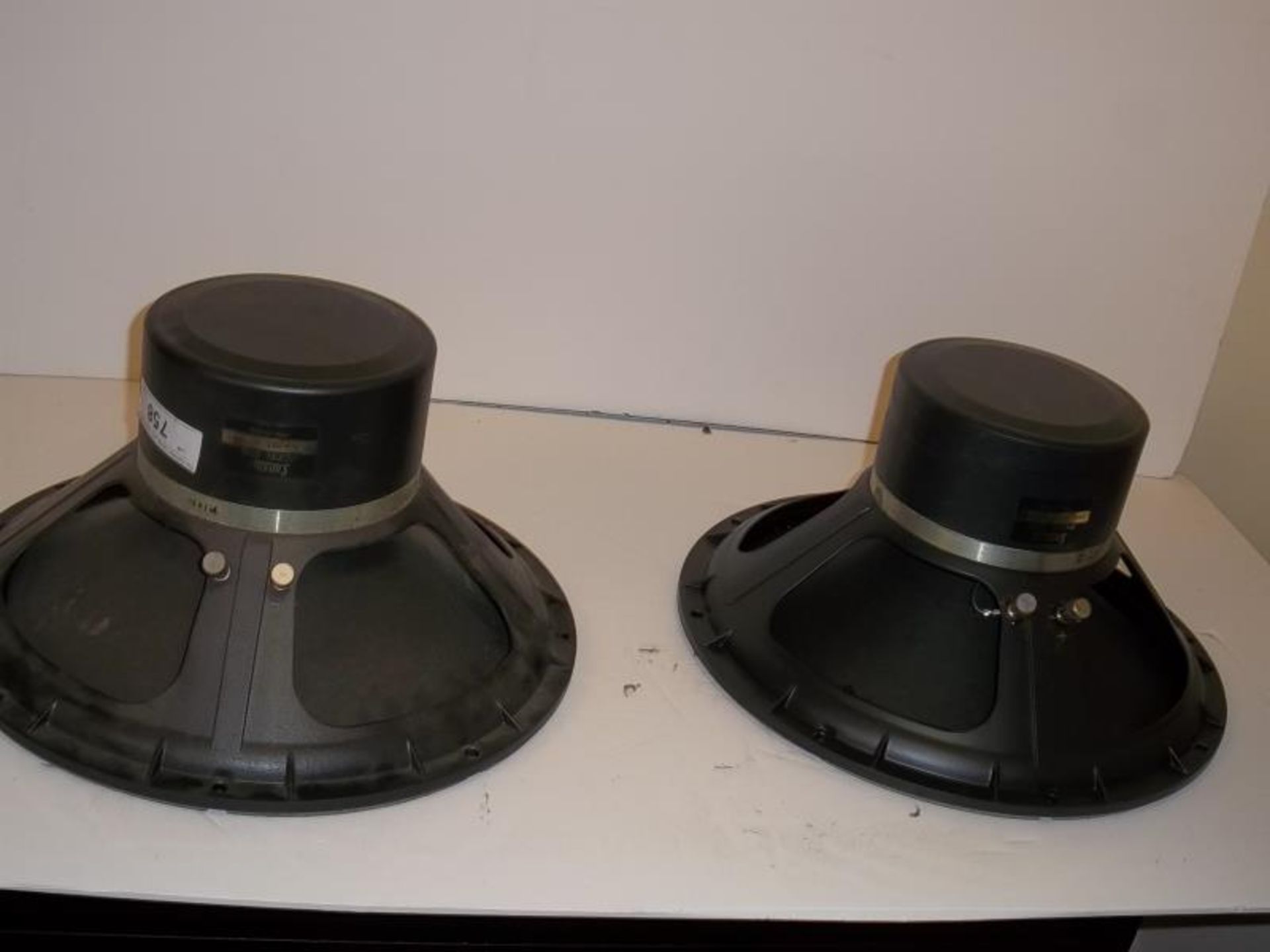 2 Altec Lansing , Annaheim, CA, model 515B loud speakers, 15", 16" ohms, one cone damaged, both - Image 3 of 9