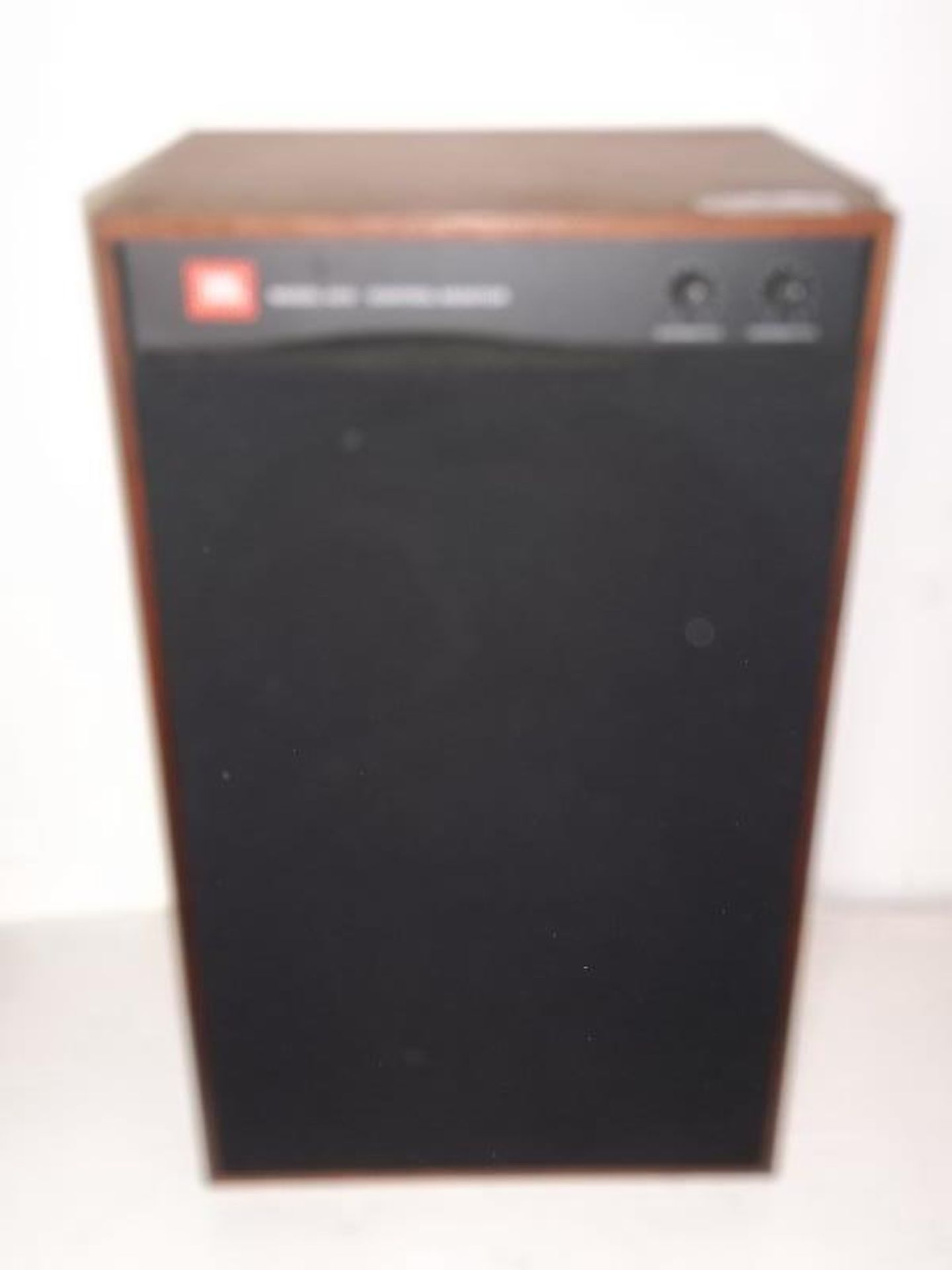 Pr JBL model 4312 speaker cabinets with speakers, 14" x 11.5 x 23.5" h