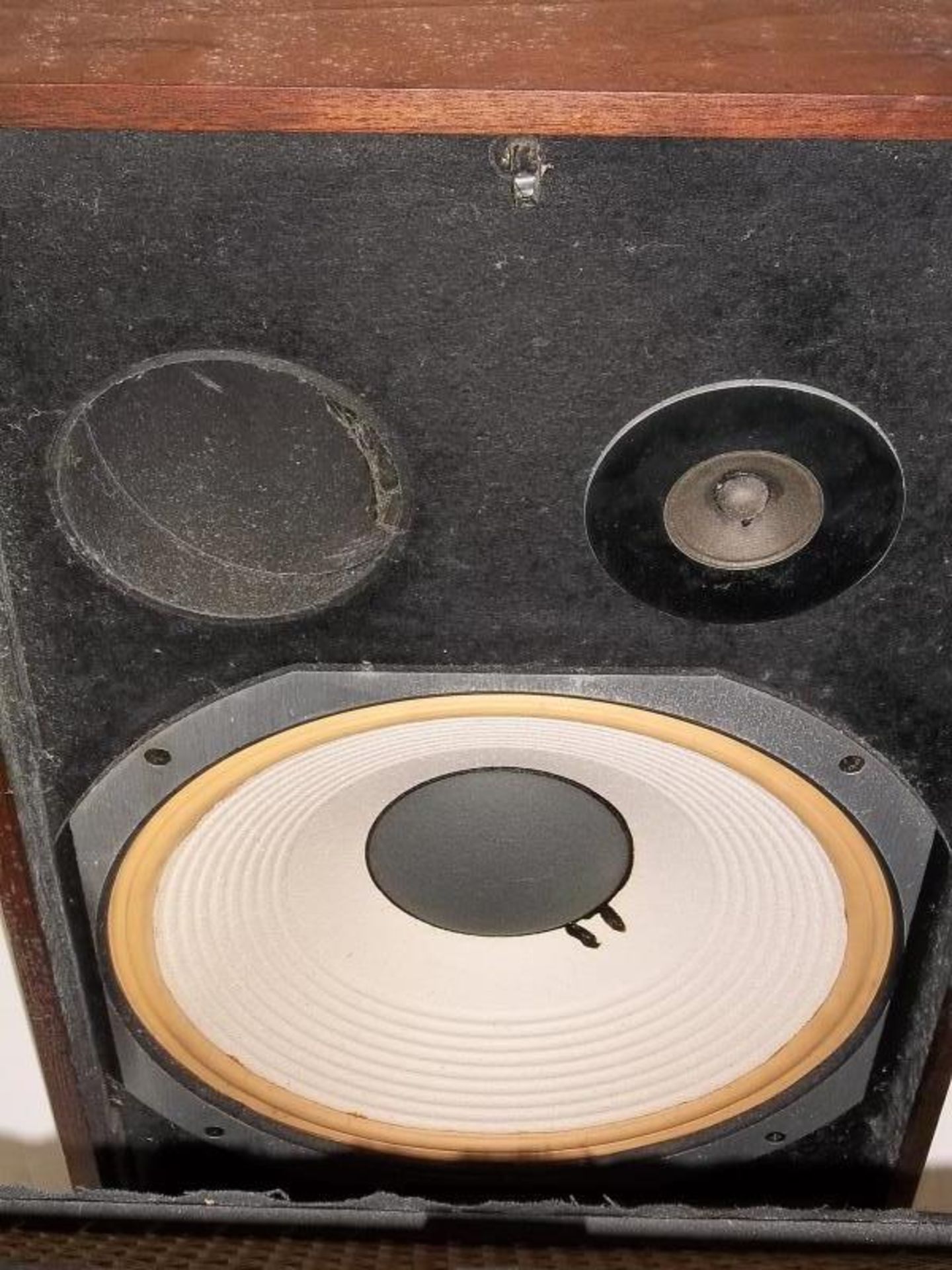 Pr JBL Type S99, Lancer 99 speaker cabinets with speakers, 14" x 11.5" x 23.5" h - Image 5 of 5