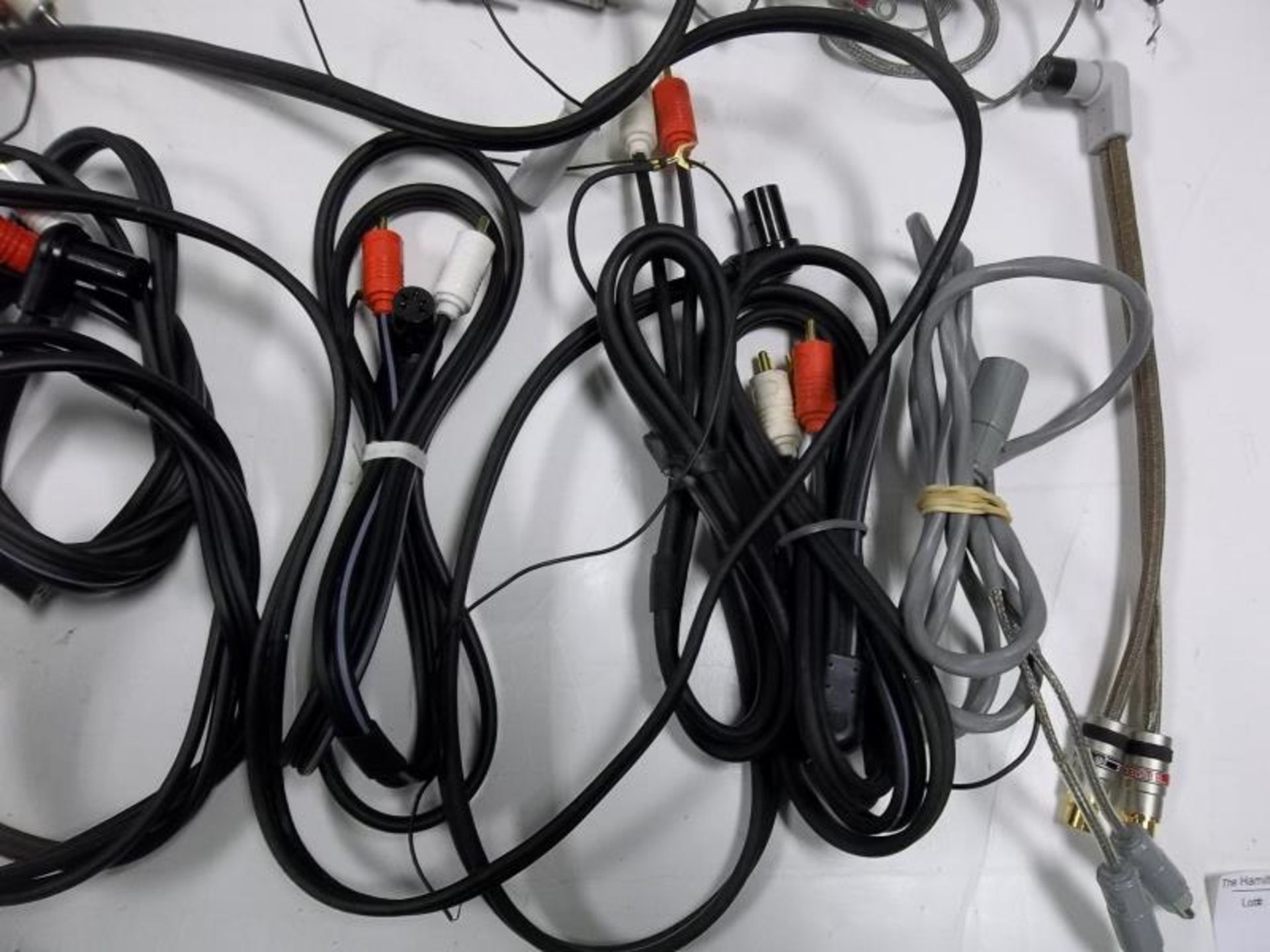 Lot - turntable cables and others - Image 3 of 6