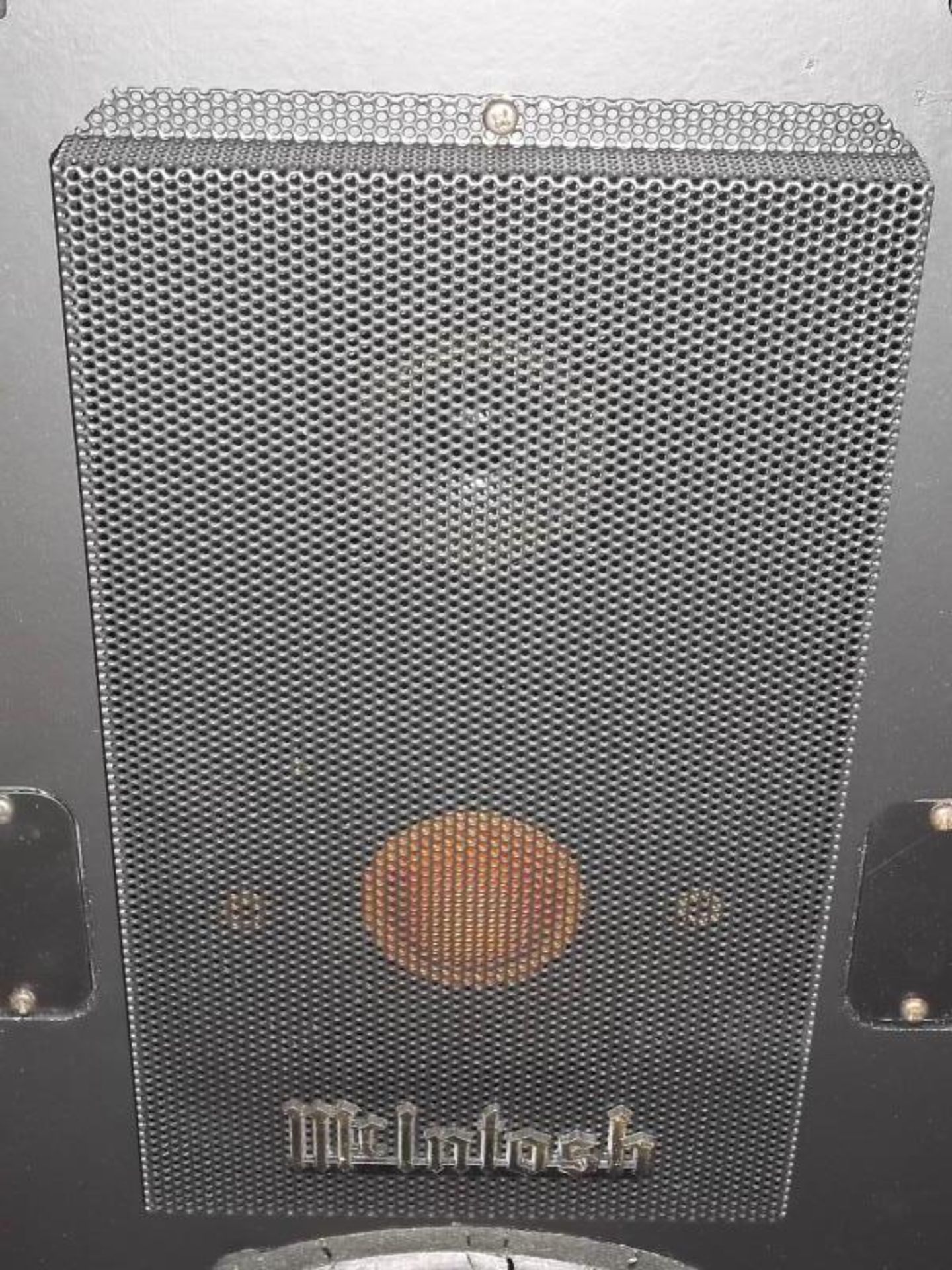 Pr McIntosh speaker cabinets with speakers, ML-10C, s# BH8278, 12.75 x 12.75 x 25" h - Image 4 of 9