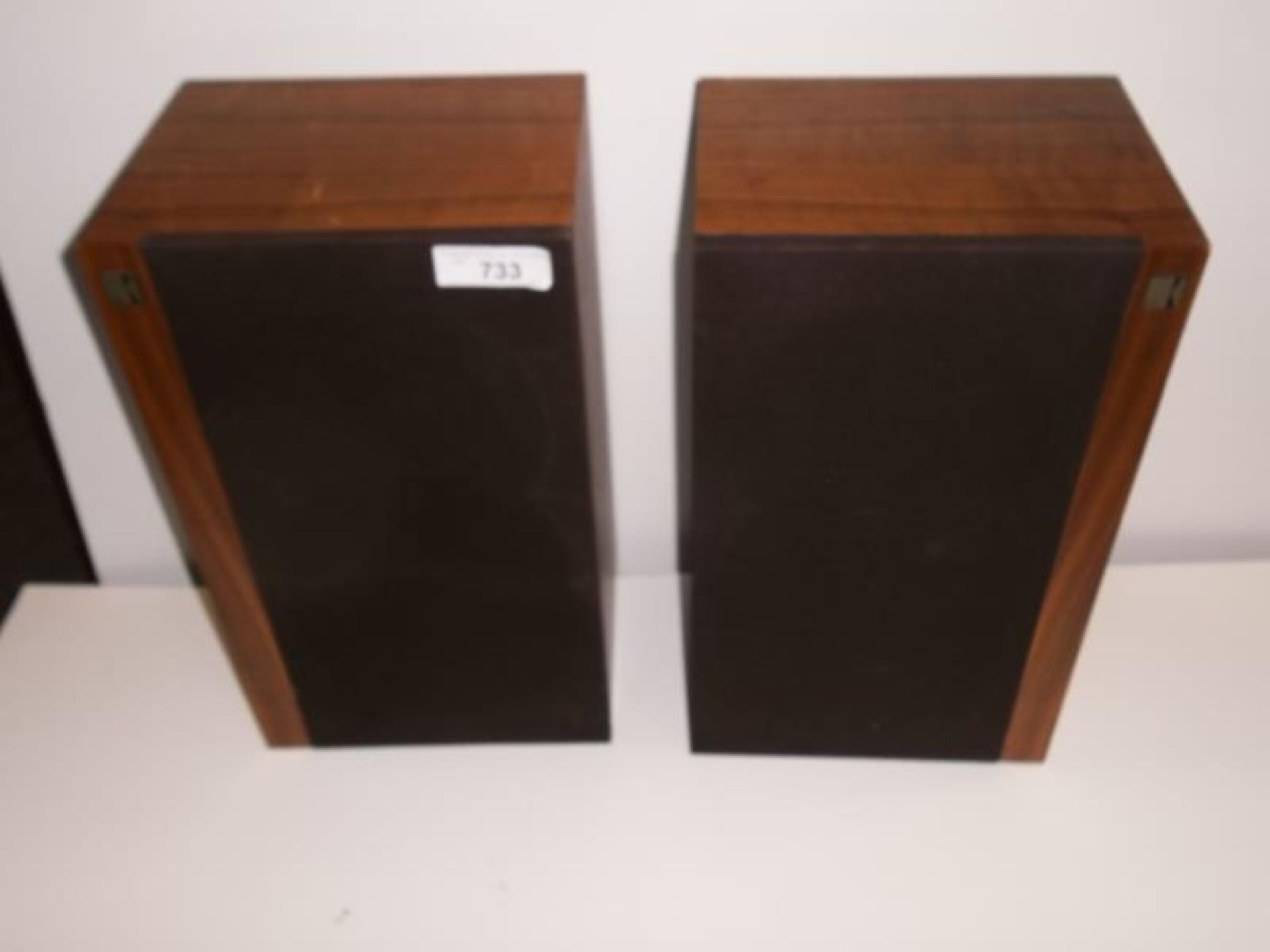 2 KEF Speakers, model 2497, 2498, Corelli, type SP1051, minor scratches on wood, 8 3/4" x 11" x 18 - Image 5 of 5