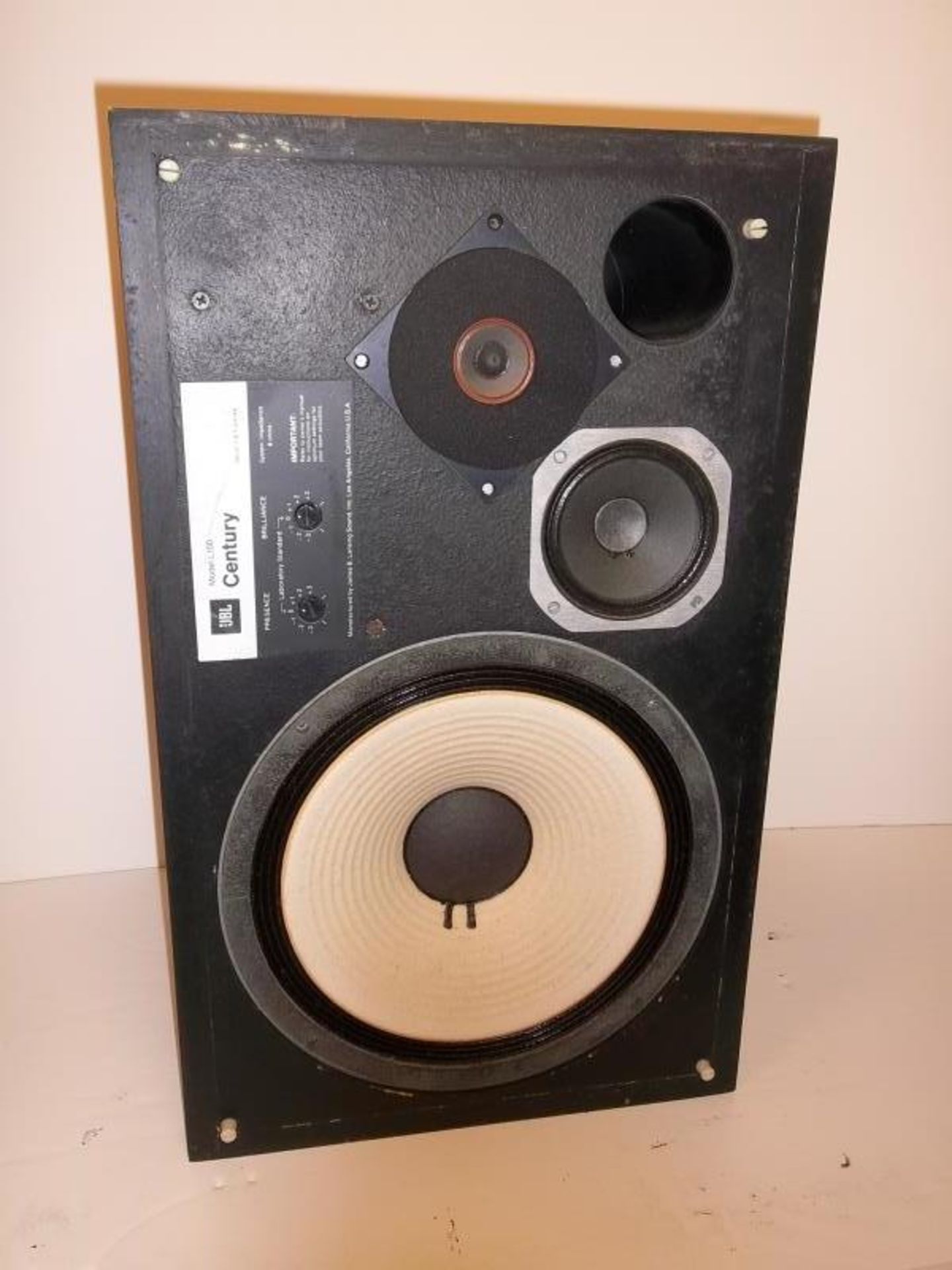 JBL single speaker, Model L100 Century, 23 1/2" h - Image 2 of 2