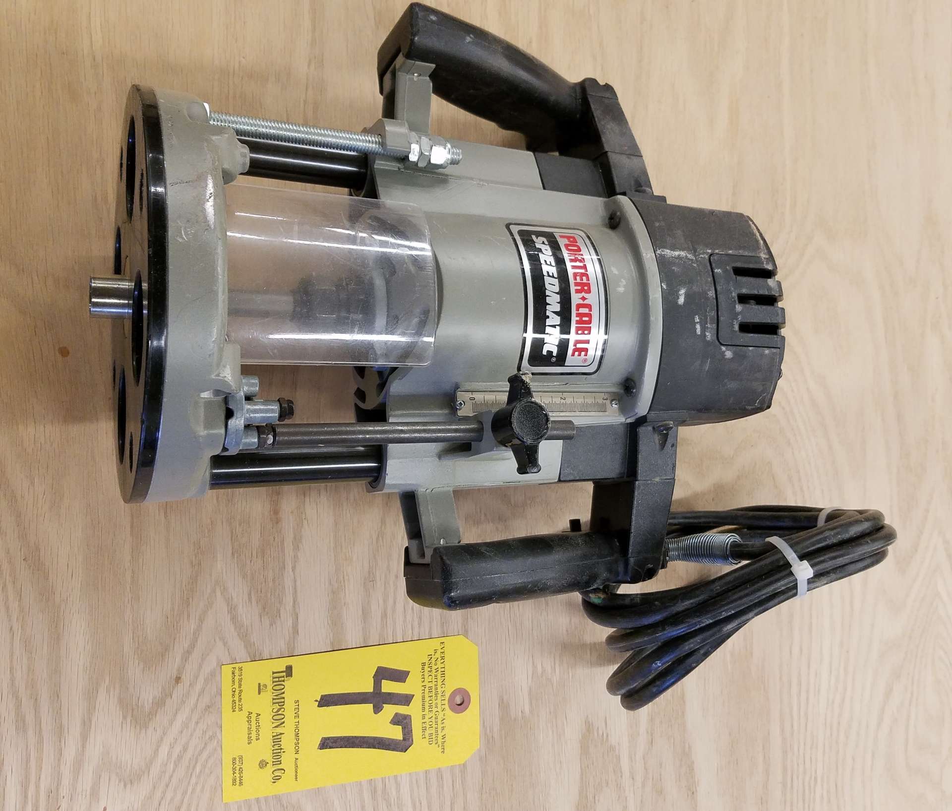 7539 Router Porter Cable 7539 Router, 21,000 RPM, with Speedmatic Router Base