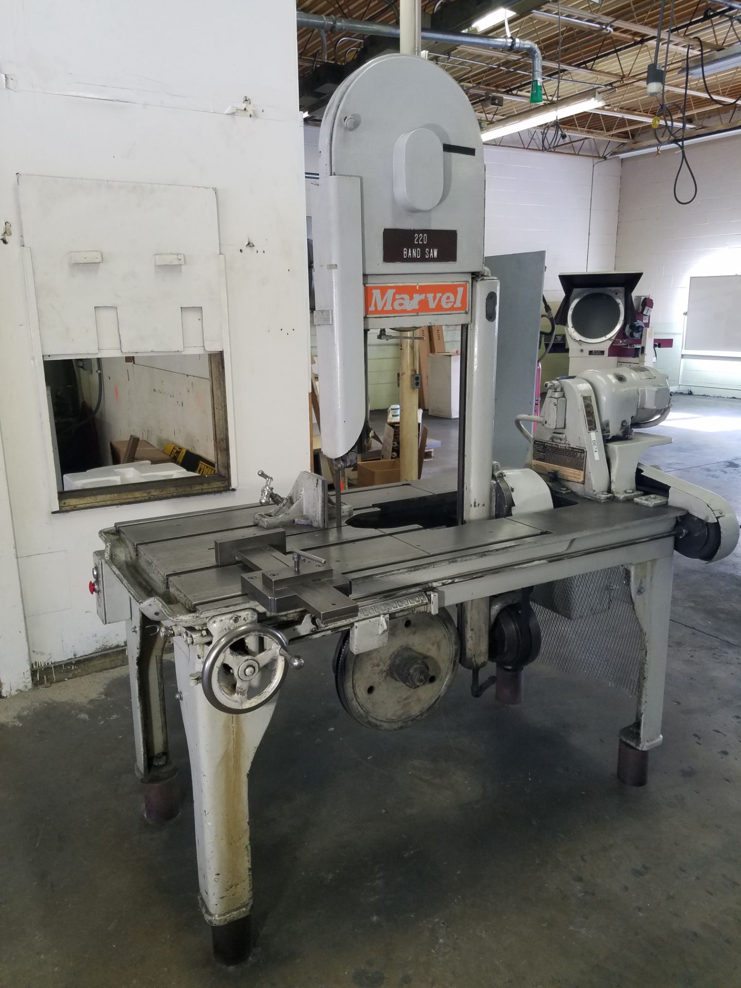 Marvel Model 8/M8 Tilt Frame Vertical Band Saw, s/n 88360, Loading Fee $100.00