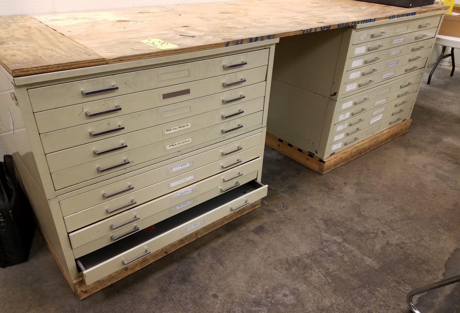 (2) Parts Cabinets