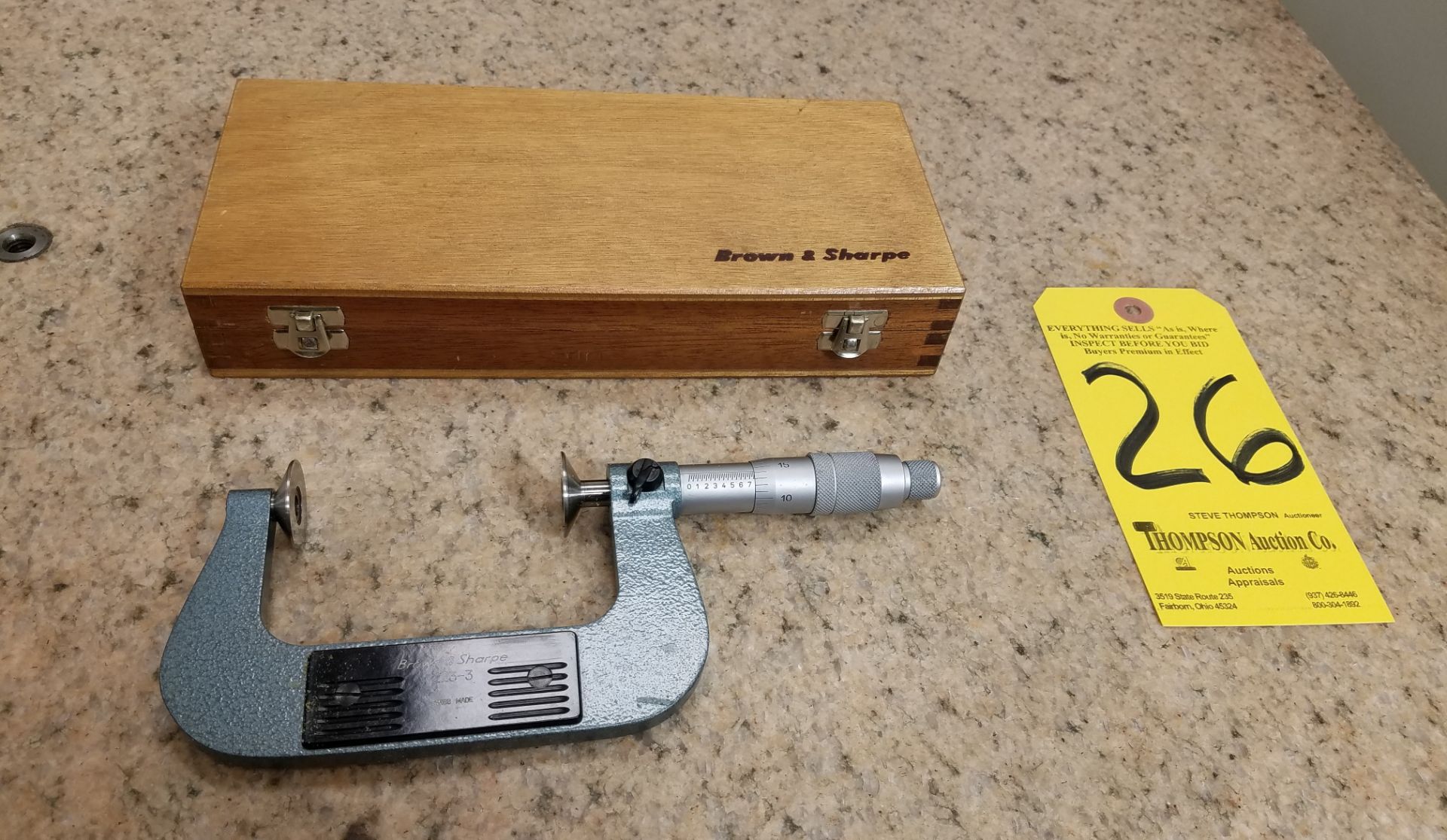 Brown & Sharpe Disc Micrometer