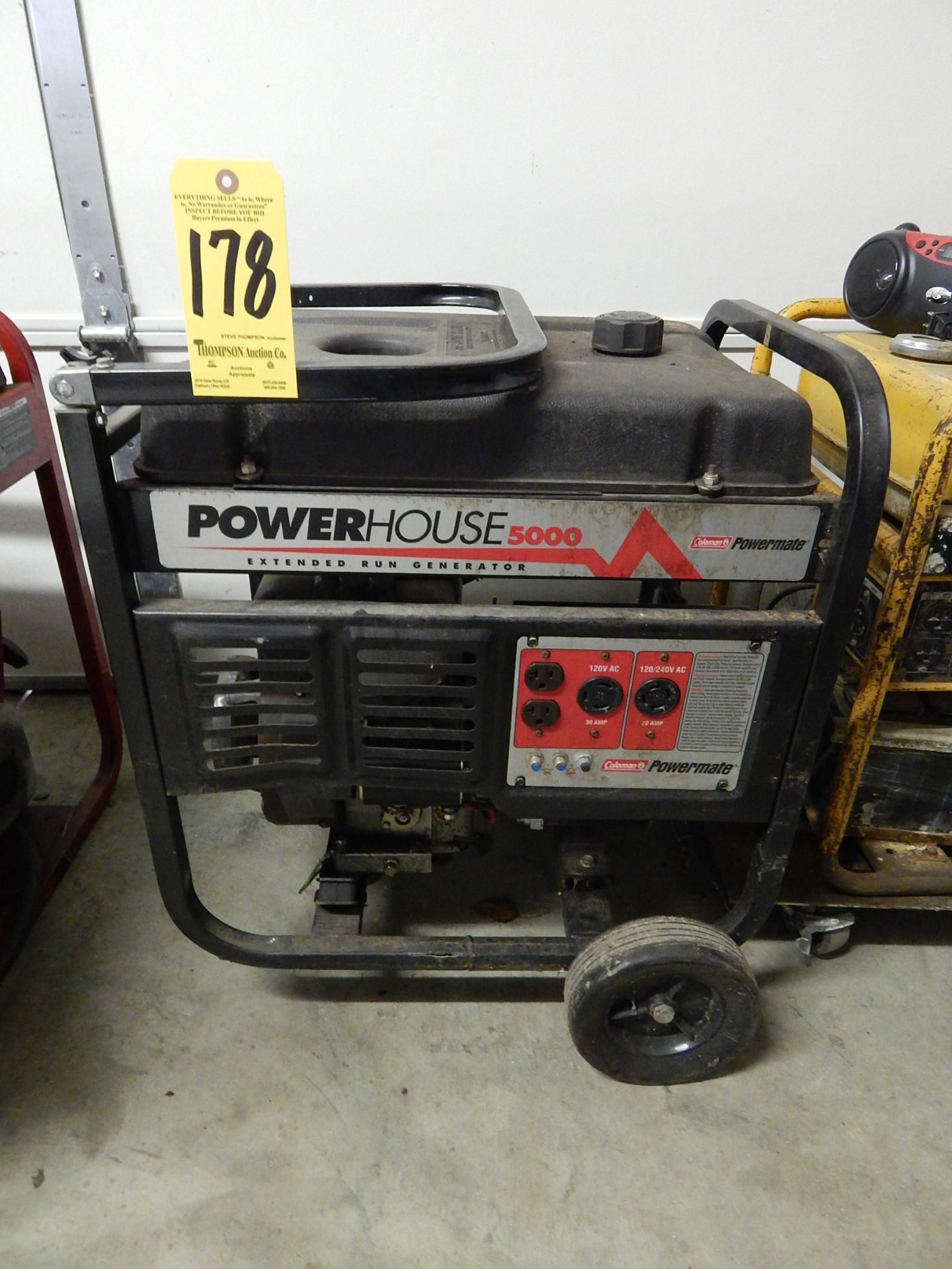 Coleman Power House 5000 Gas-Powered Generator, with Briggs and Stratton 10 HP Engine