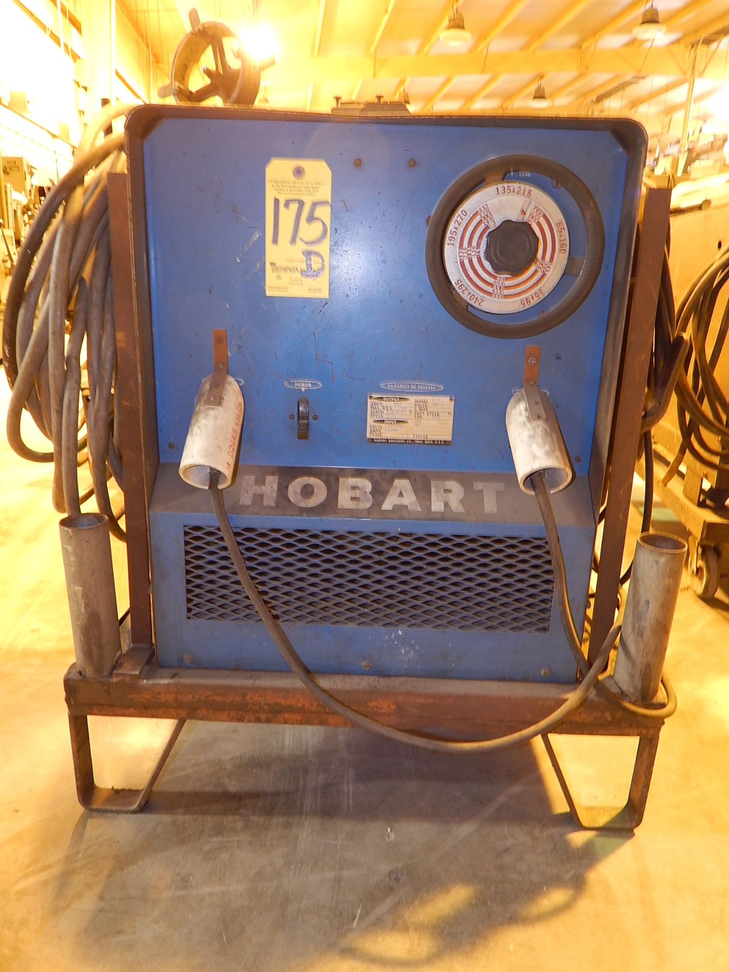 Hobart Model I-295 Arc Welder, SN 8TR-9351, 208/230 volt, 1 phase