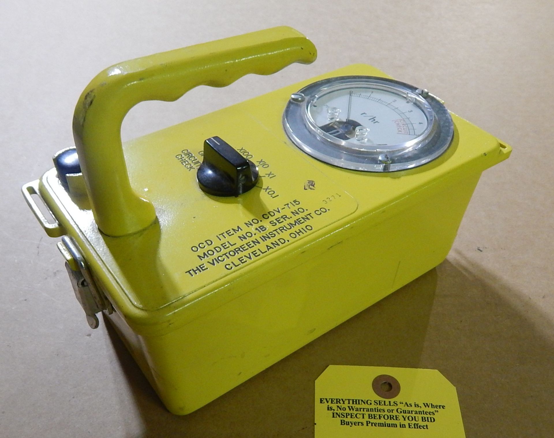 Victoreen Model CDV-715 Geiger Counter