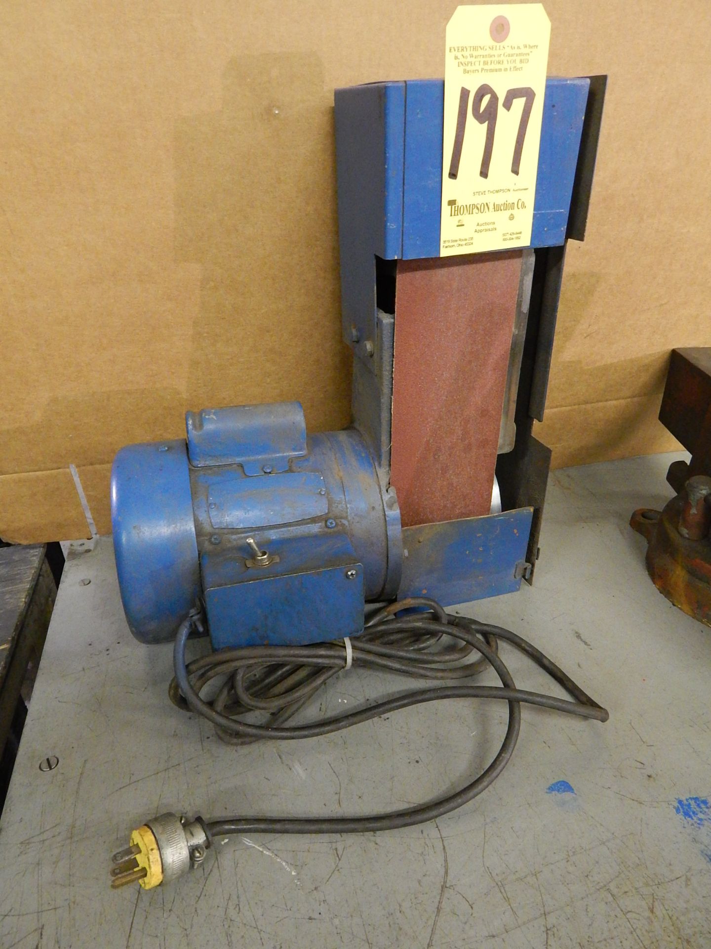 4" Vertical Belt Sander, 115V, 1 phs.