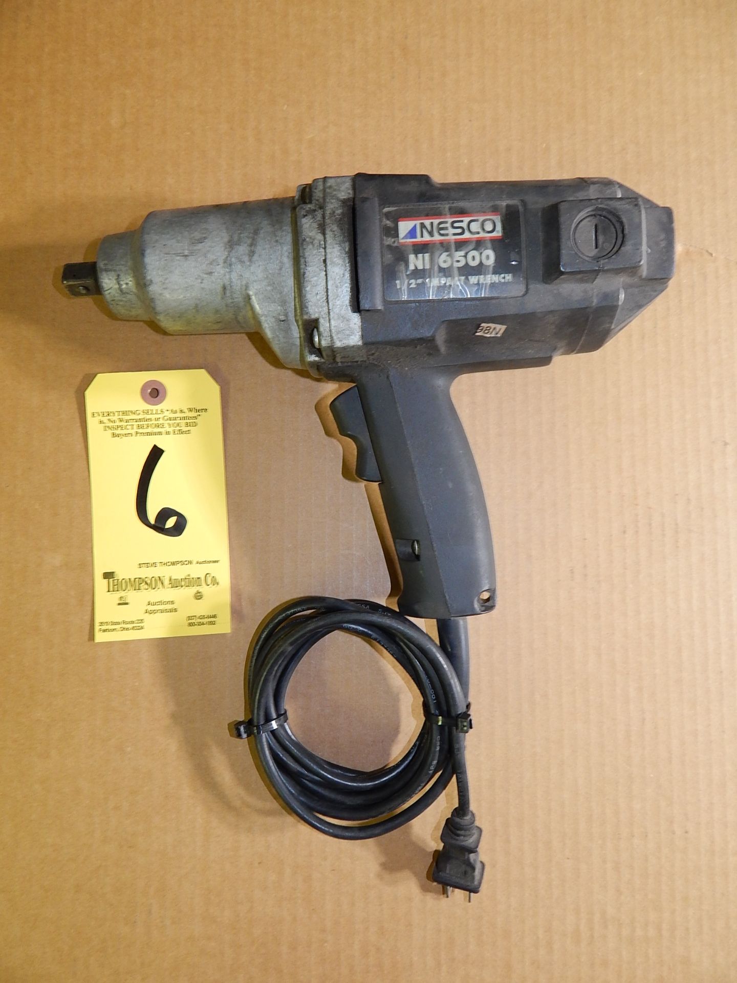 NEXCO NI6500 Electric Impact, 1/2" Drive