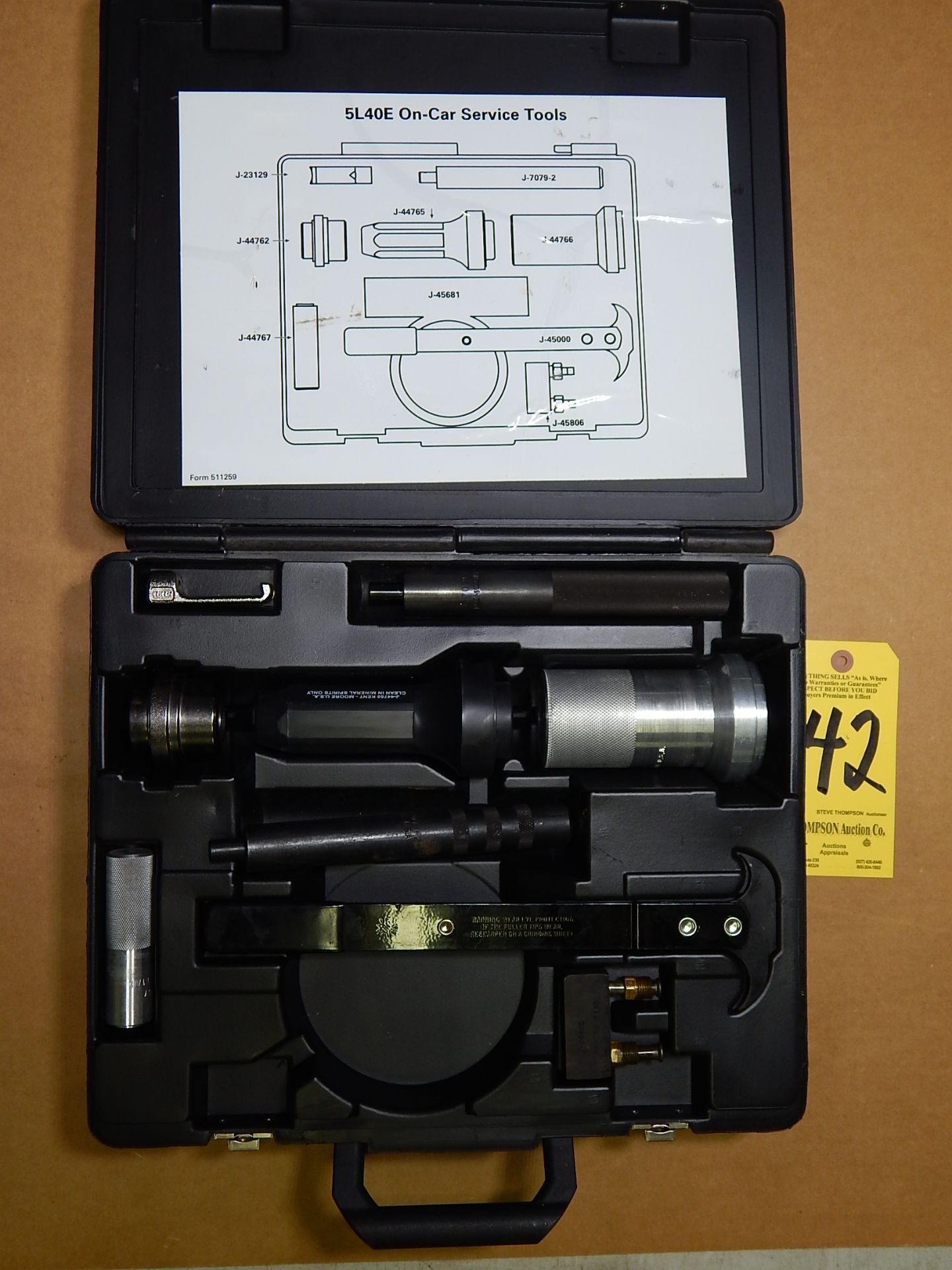 SPX Kent-Moore 5L40E On-Car Service Tools with Case