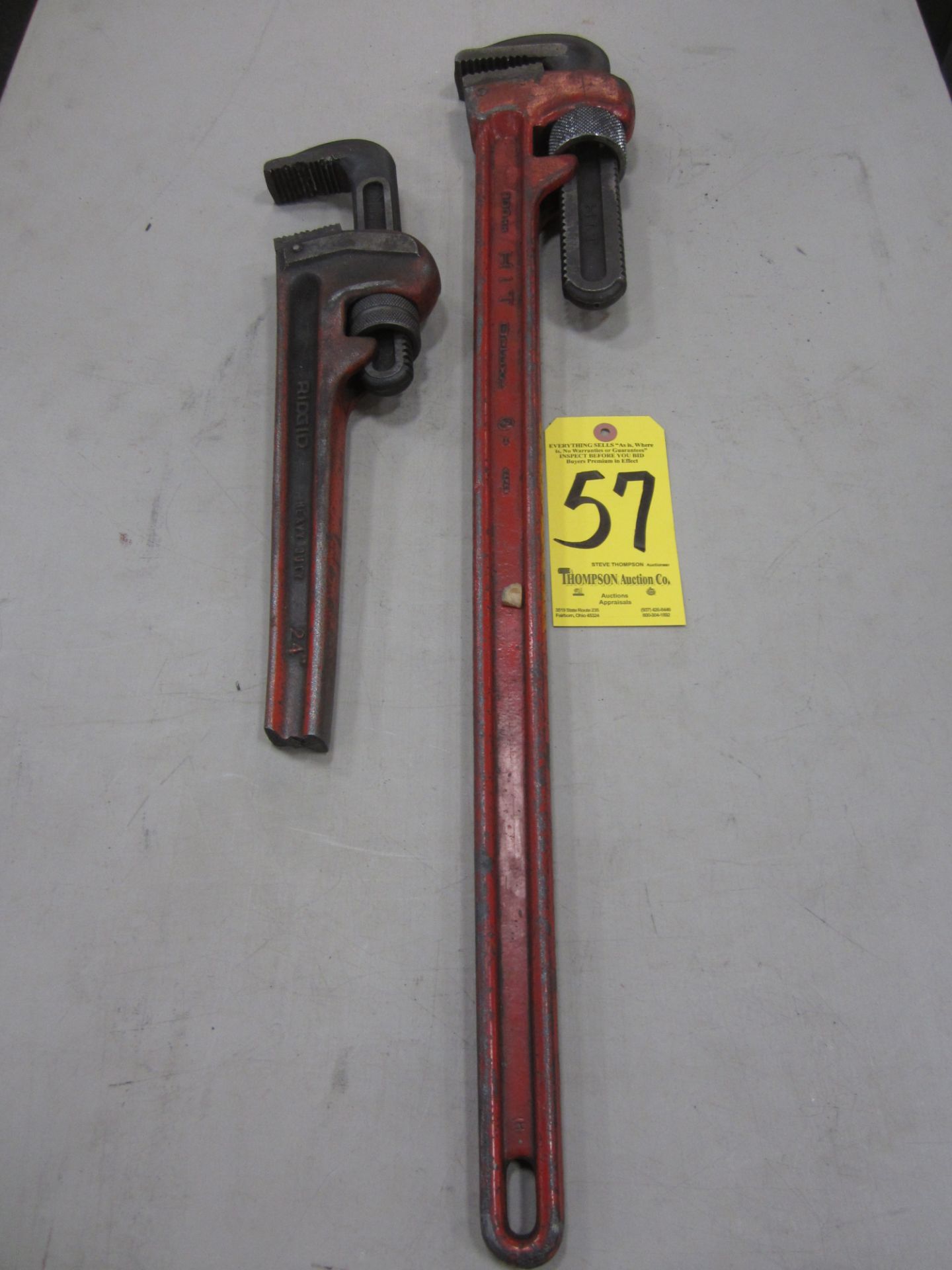 (2) Pipe Wrenches