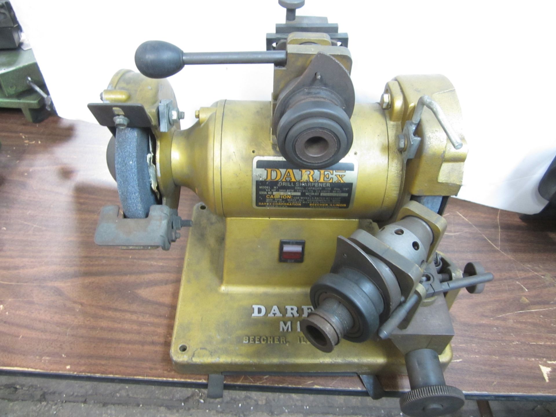 Darex Model M1 Bench Model Drill Sharpener, s/n 1003, 110/1/60 AC Electrics