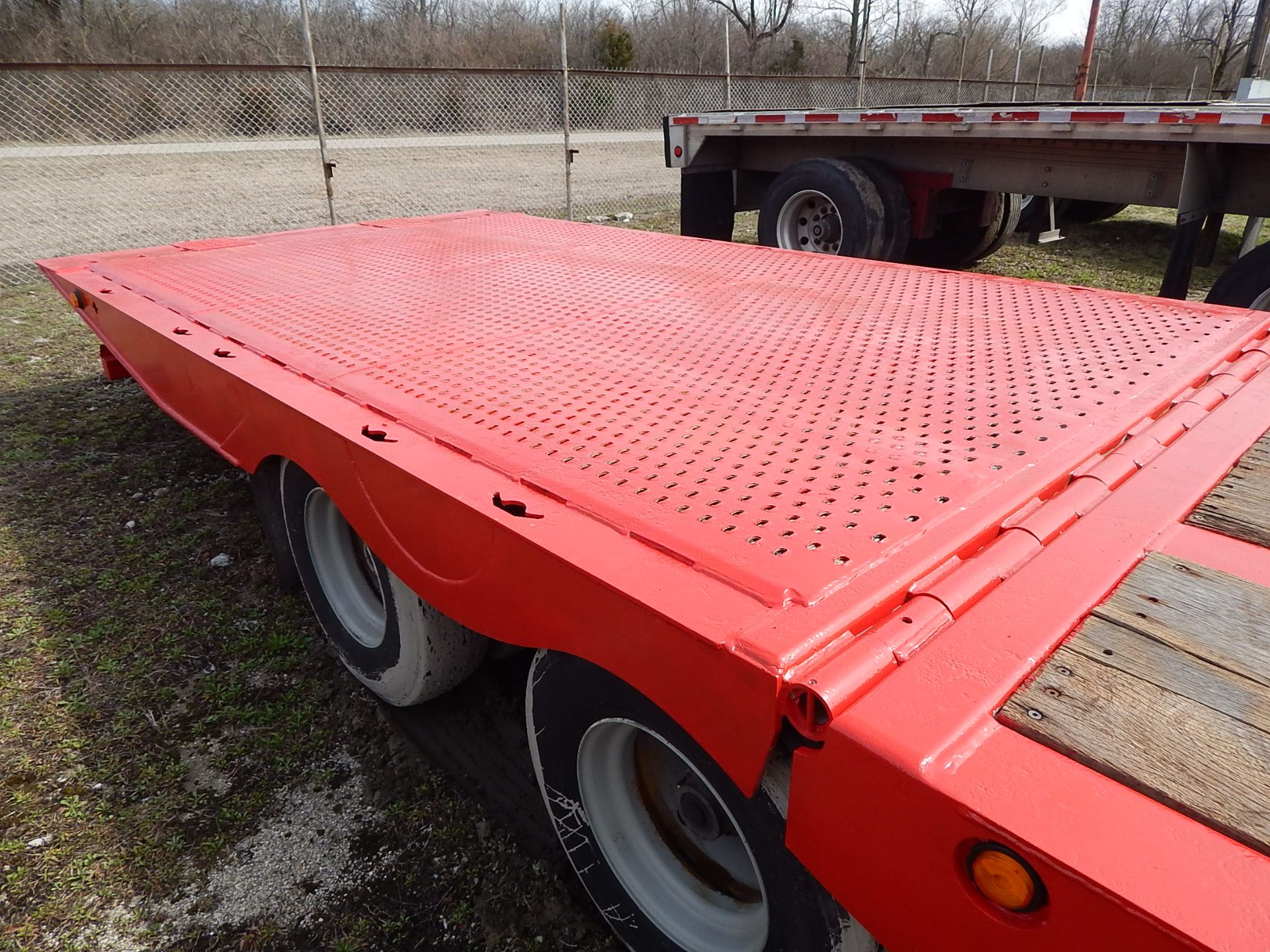 2002 Landoll Model 950-48-15 Tri-Axle Traveling Tail Trailer, Capacity: 100,000 lb. Distributed/ - Image 6 of 17