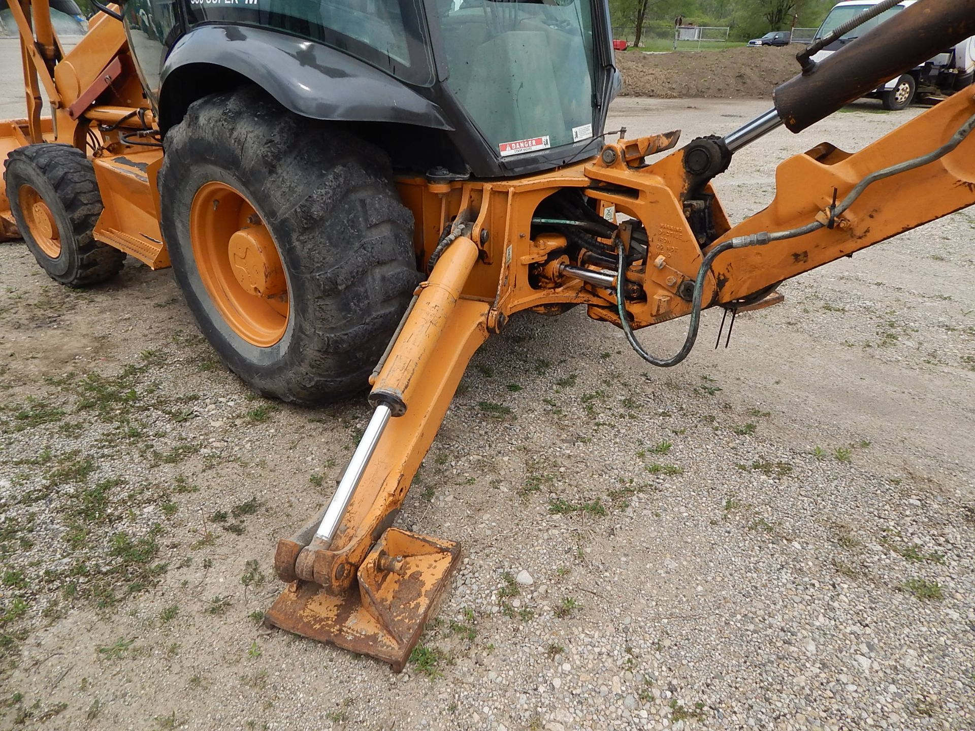 2006 Case Model 580 Super M Series 2 Backhoe, SN N6C411455, Enclosed Cab (Right SIde Door) Window - Image 9 of 36