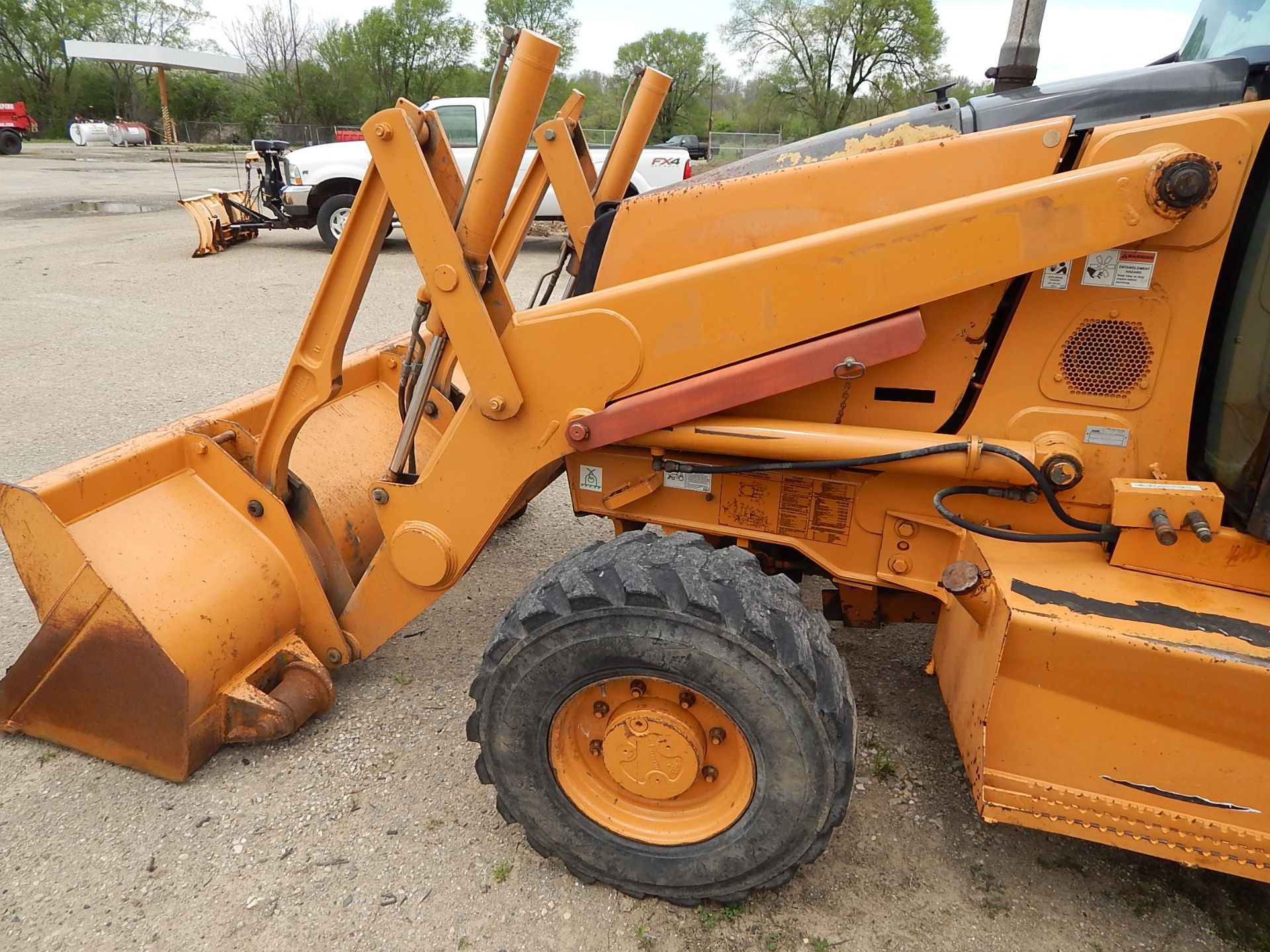 2006 Case Model 580 Super M Series 2 Backhoe, SN N6C411455, Enclosed Cab (Right SIde Door) Window - Image 13 of 36