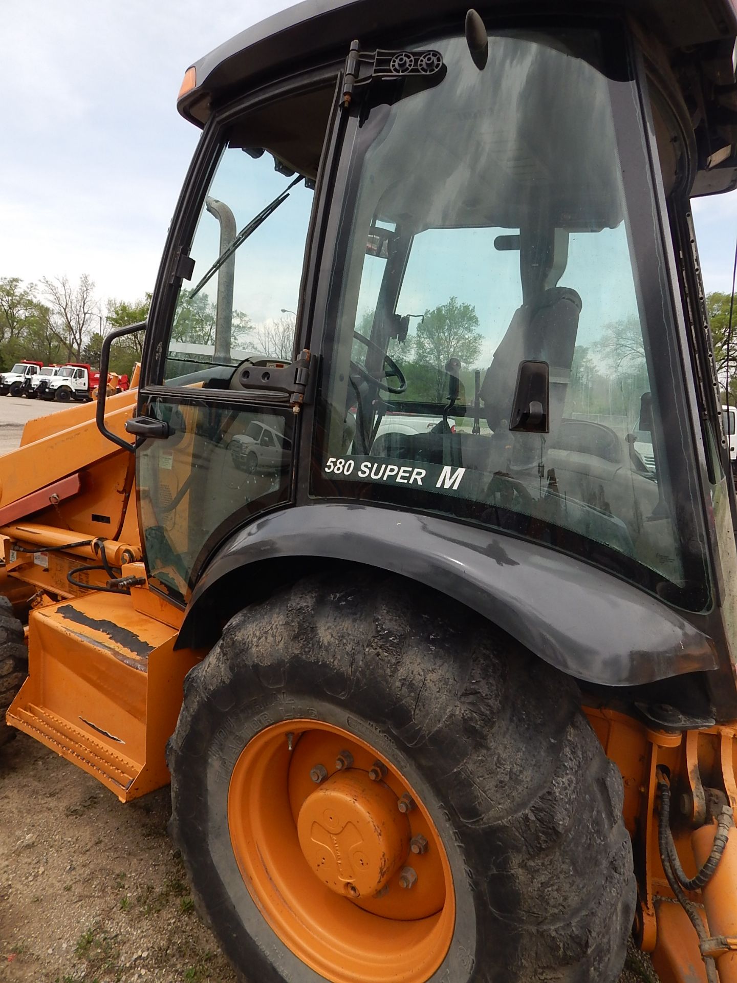 2006 Case Model 580 Super M Series 2 Backhoe, SN N6C411455, Enclosed Cab (Right SIde Door) Window - Image 11 of 36