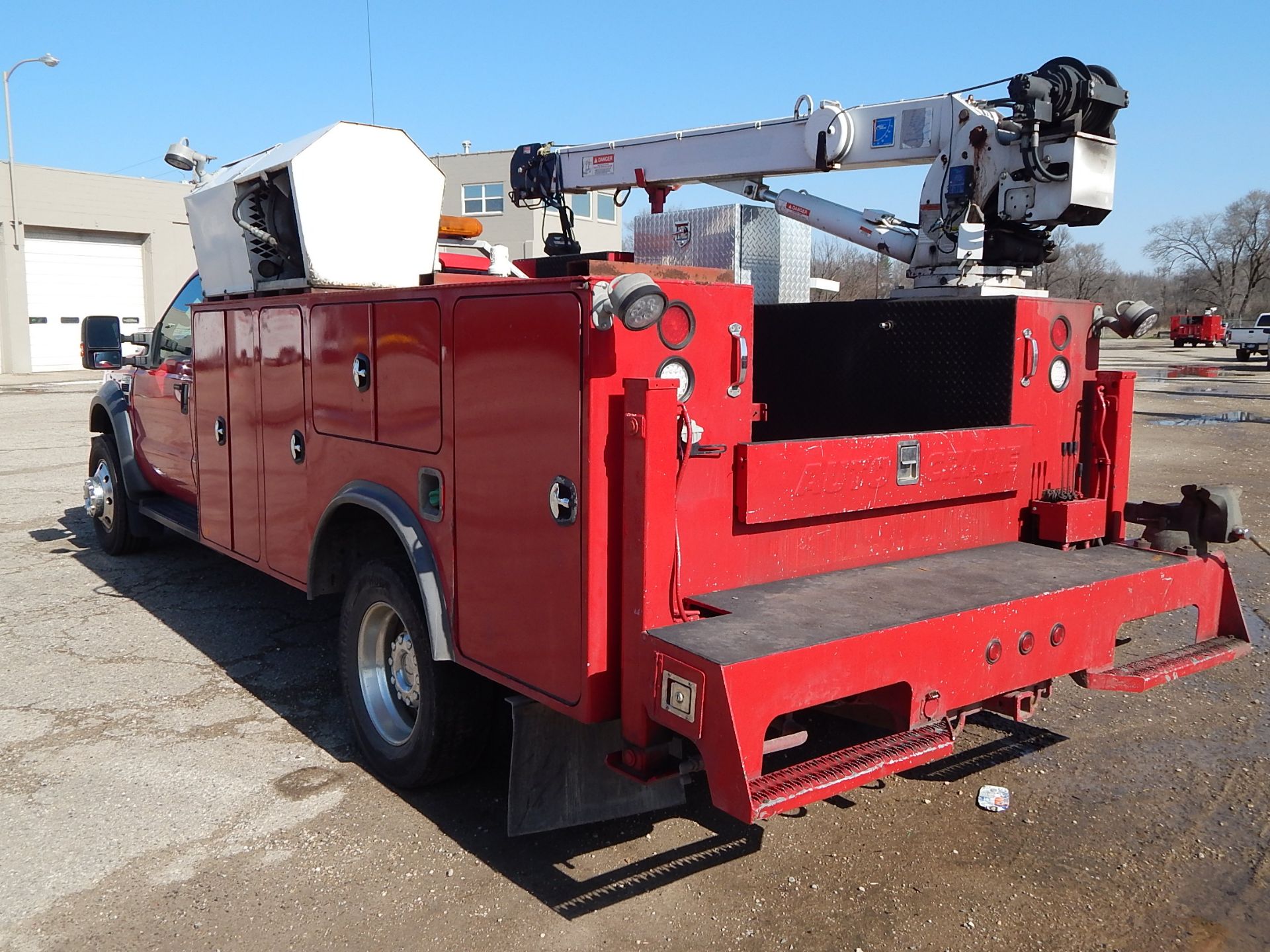 2009 Ford F550 XLT Super Duty Dually Service Truck, VIN: 1FDAX56R99EA23436, V-8 Power Stroke - Image 7 of 48