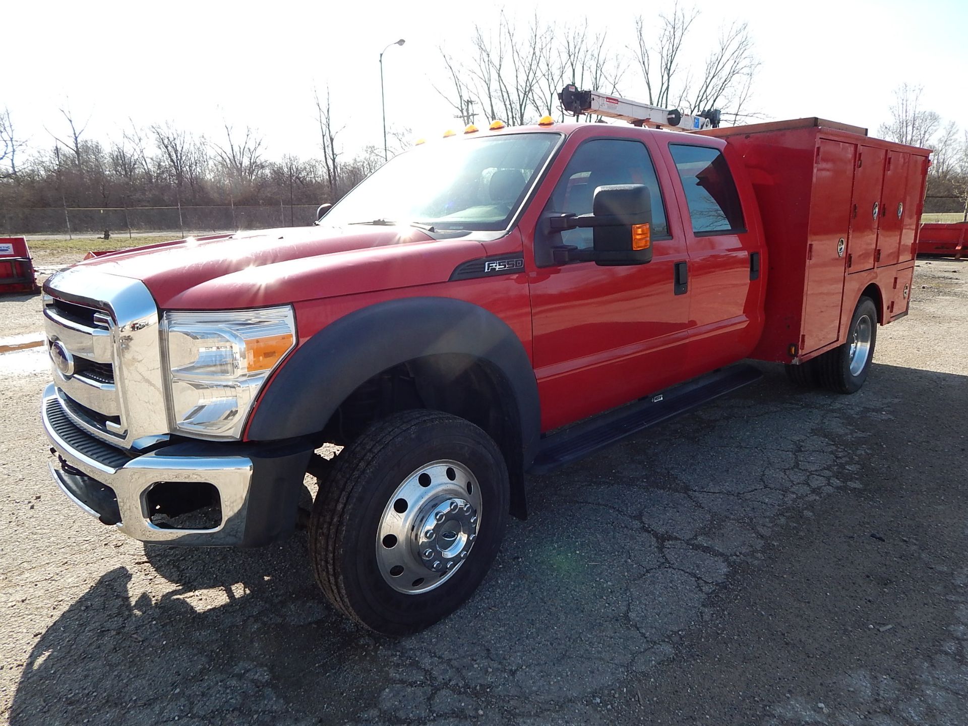 2012 Ford F550 XL Super Duty Dually Service Truck, VIN: 1FD0W5GT0CEA33207, Crew Cab, Automatic, - Image 3 of 45