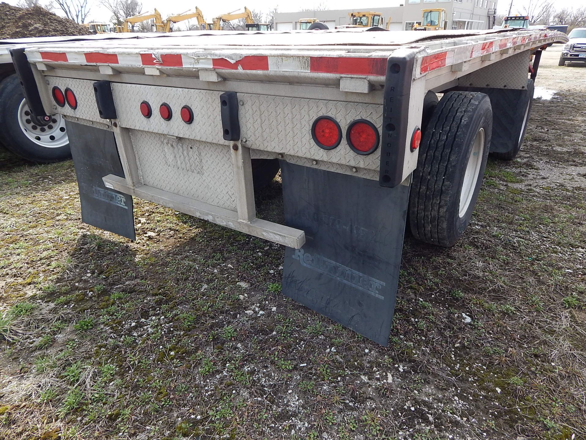 1996 Reitnouer Flat Bed Aluminum Semi Trailer, VIN: 1RNF48A27TR002404, 48 Ft., Tandem Spread Axle, - Image 6 of 13