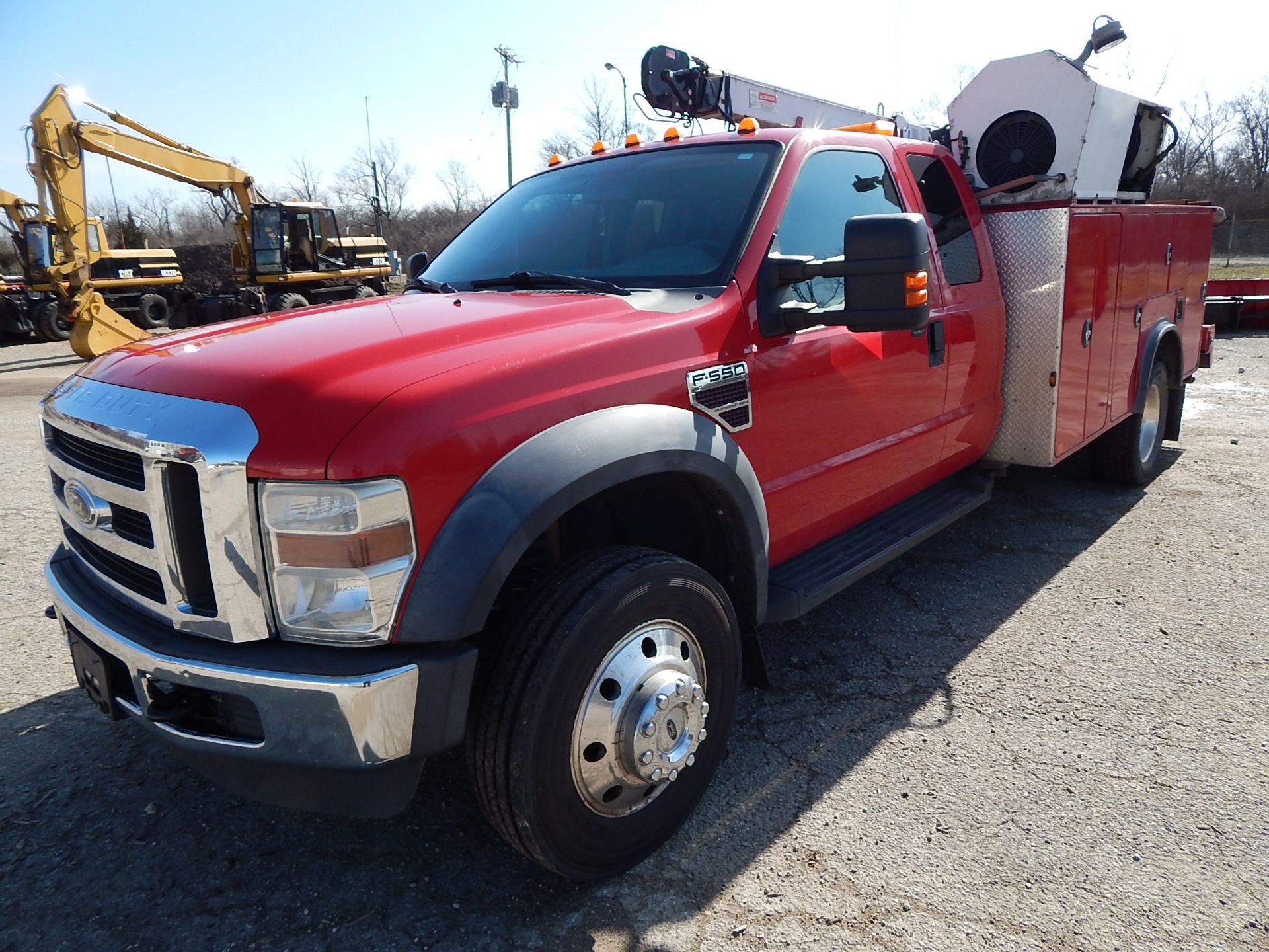 2009 Ford F550 XLT Super Duty Dually Service Truck, VIN: 1FDAX56R99EA23436, V-8 Power Stroke