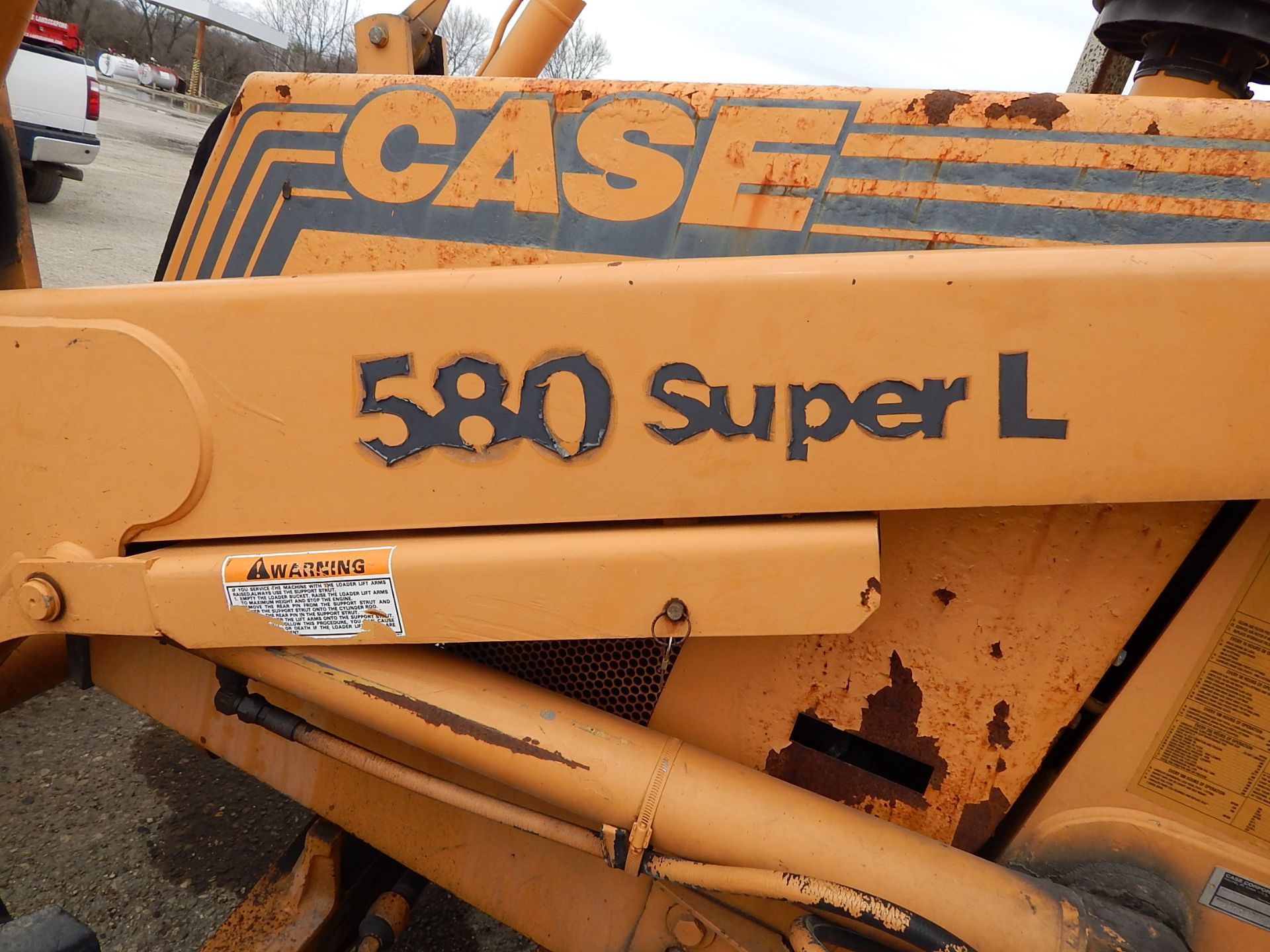 2000 Case Model 580 Super L Series 2 Backhoe SN JJG0272669, Enclosed Cab, 4WD, 7' Smooth Loader - Image 7 of 20