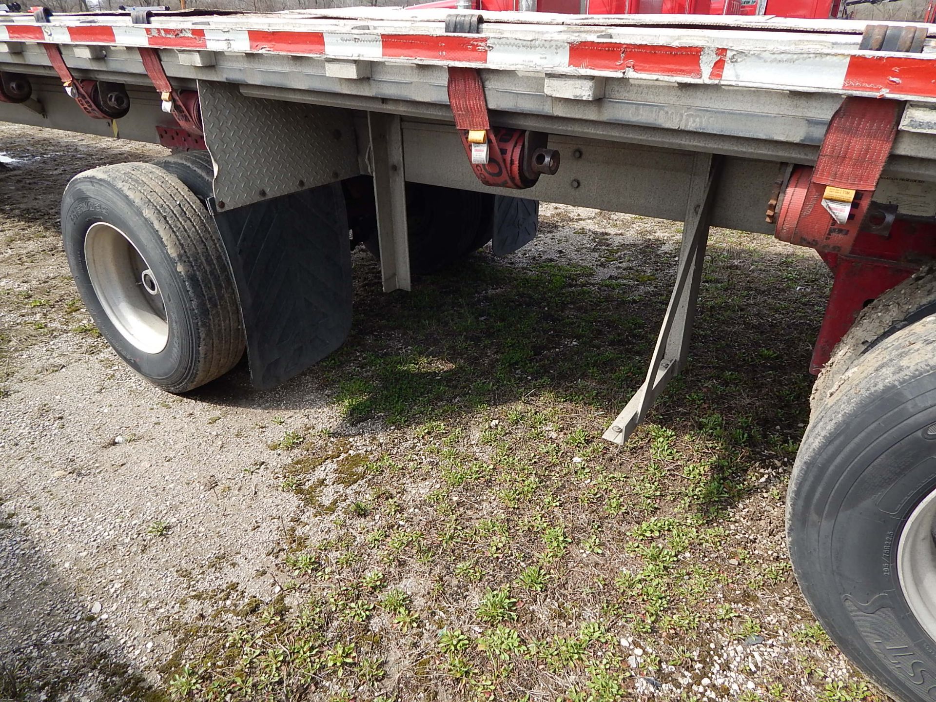 1996 Reitnouer Flat Bed Aluminum Semi Trailer, VIN: 1RNF48A27TR002404, 48 Ft., Tandem Spread Axle, - Image 8 of 13