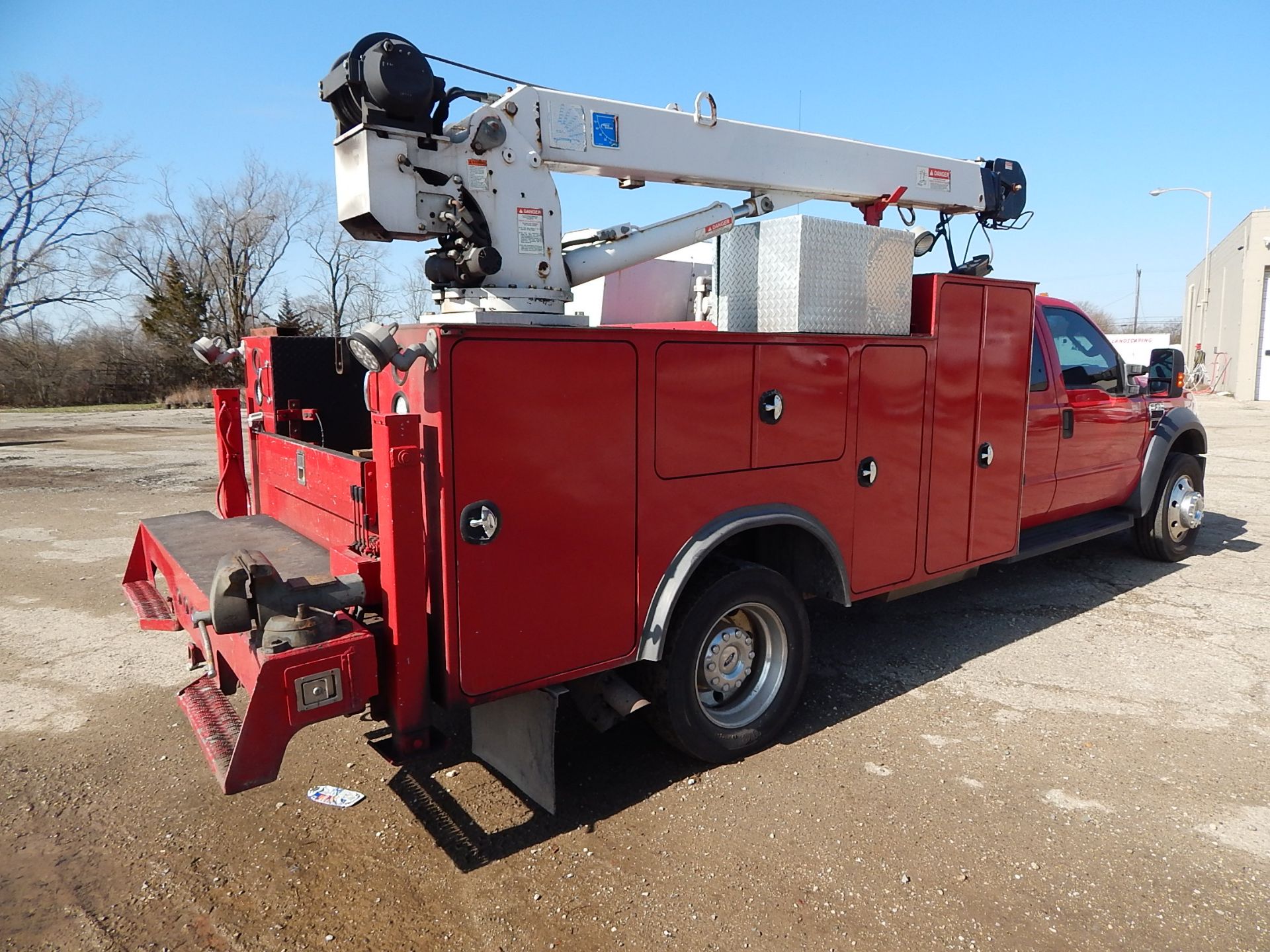 2009 Ford F550 XLT Super Duty Dually Service Truck, VIN: 1FDAX56R99EA23436, V-8 Power Stroke - Image 5 of 48