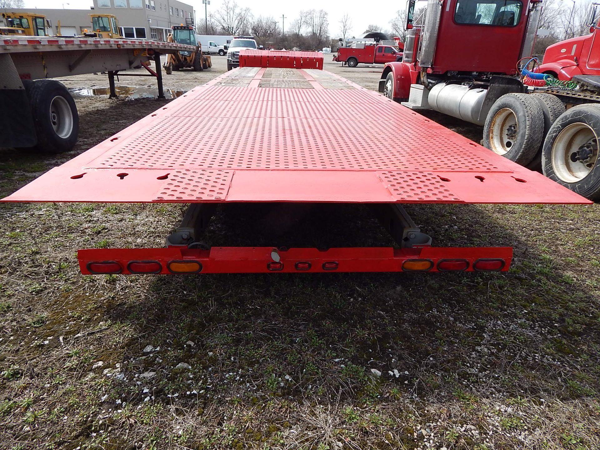 2002 Landoll Model 950-48-15 Tri-Axle Traveling Tail Trailer, Capacity: 100,000 lb. Distributed/ - Image 7 of 17