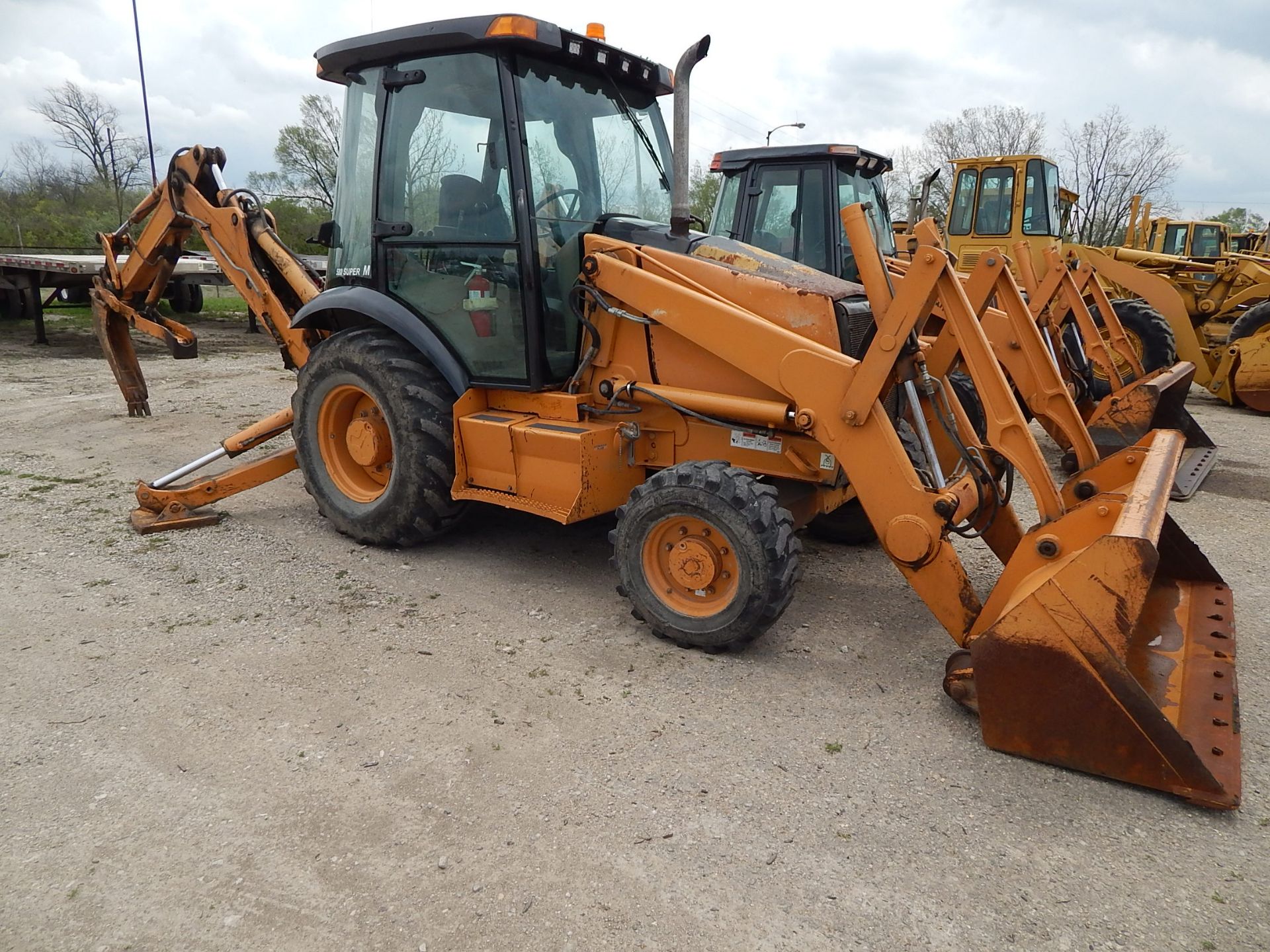 2006 Case Model 580 Super M Series 2 Backhoe, SN N6C411455, Enclosed Cab (Right SIde Door) Window - Image 3 of 36