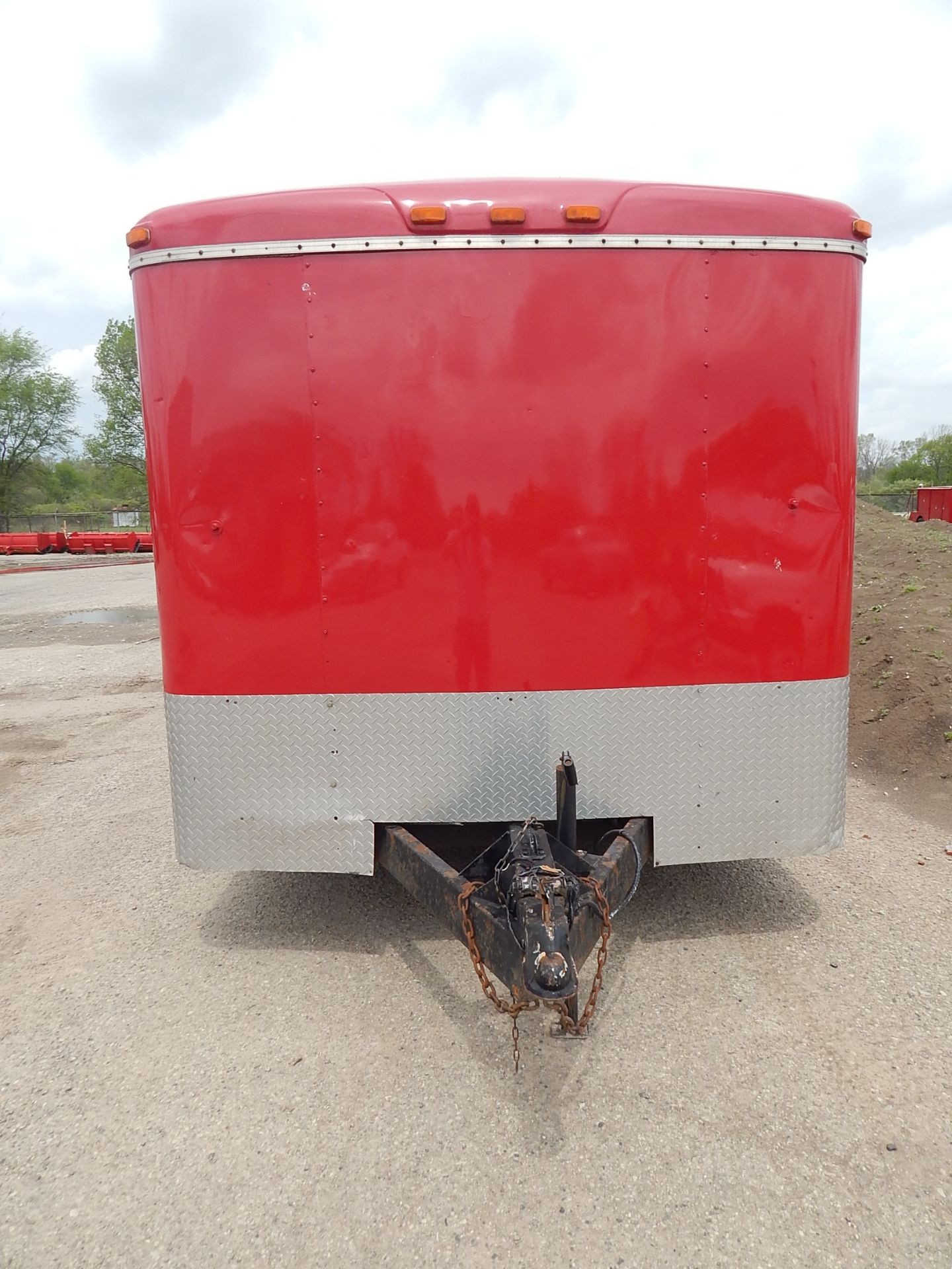 2001 Continental Tandem Axle Enclosed Cargo Trailer, VIN 4X4TSEV28IN018419, Double Doors in the - Image 2 of 21