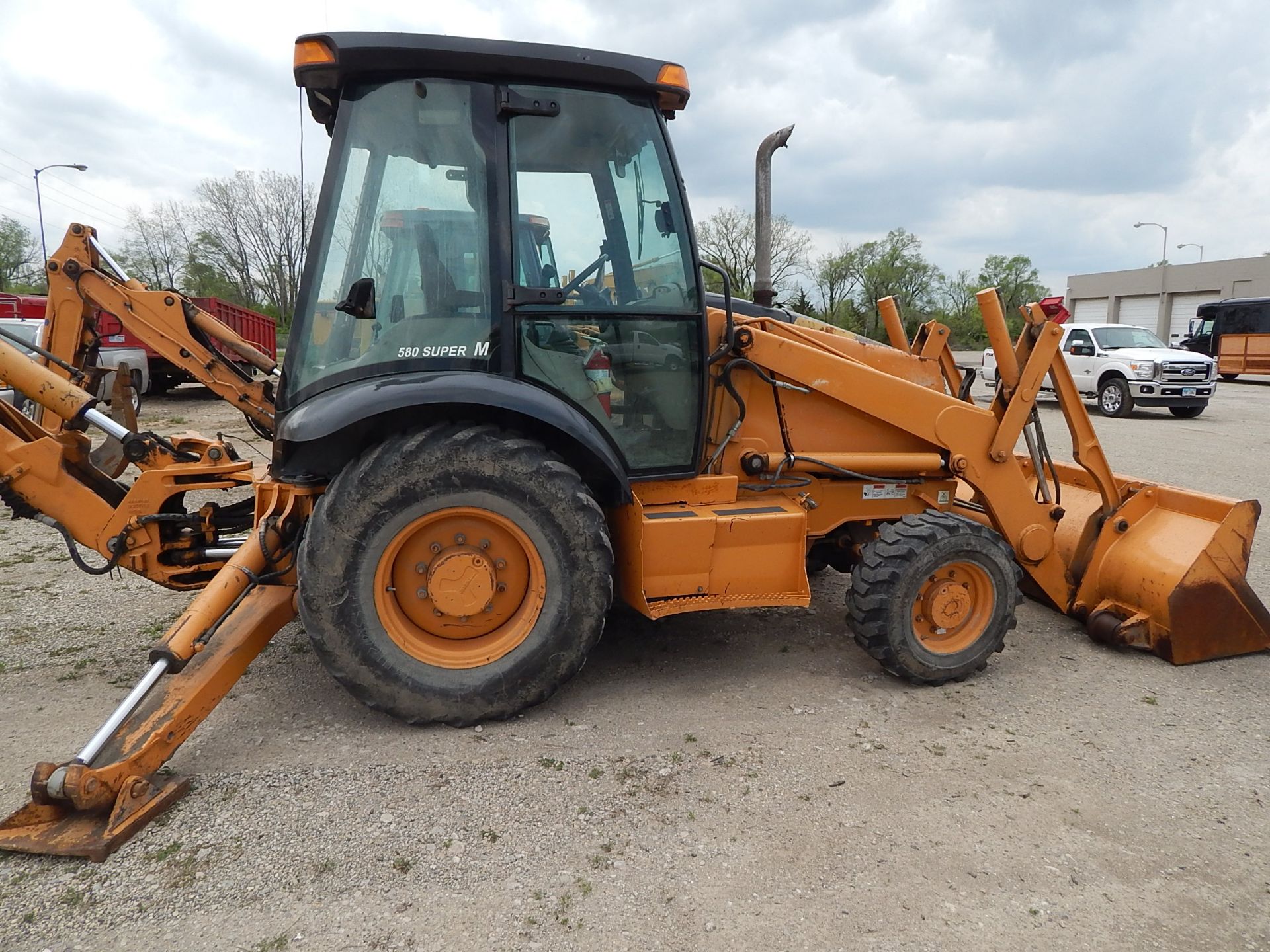 2006 Case Model 580 Super M Series 2 Backhoe, SN N6C411455, Enclosed Cab (Right SIde Door) Window - Image 4 of 36