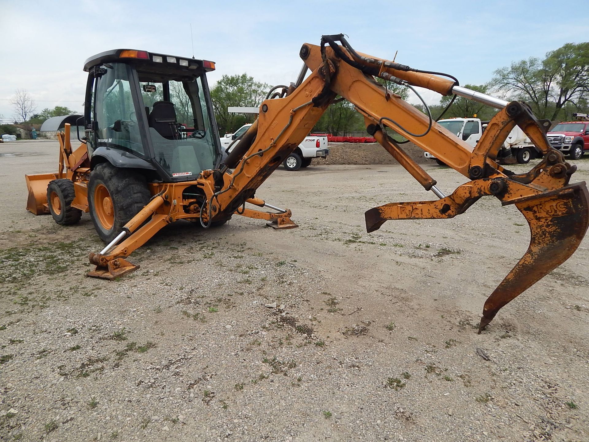 2006 Case Model 580 Super M Series 2 Backhoe, SN N6C411455, Enclosed Cab (Right SIde Door) Window - Image 8 of 36