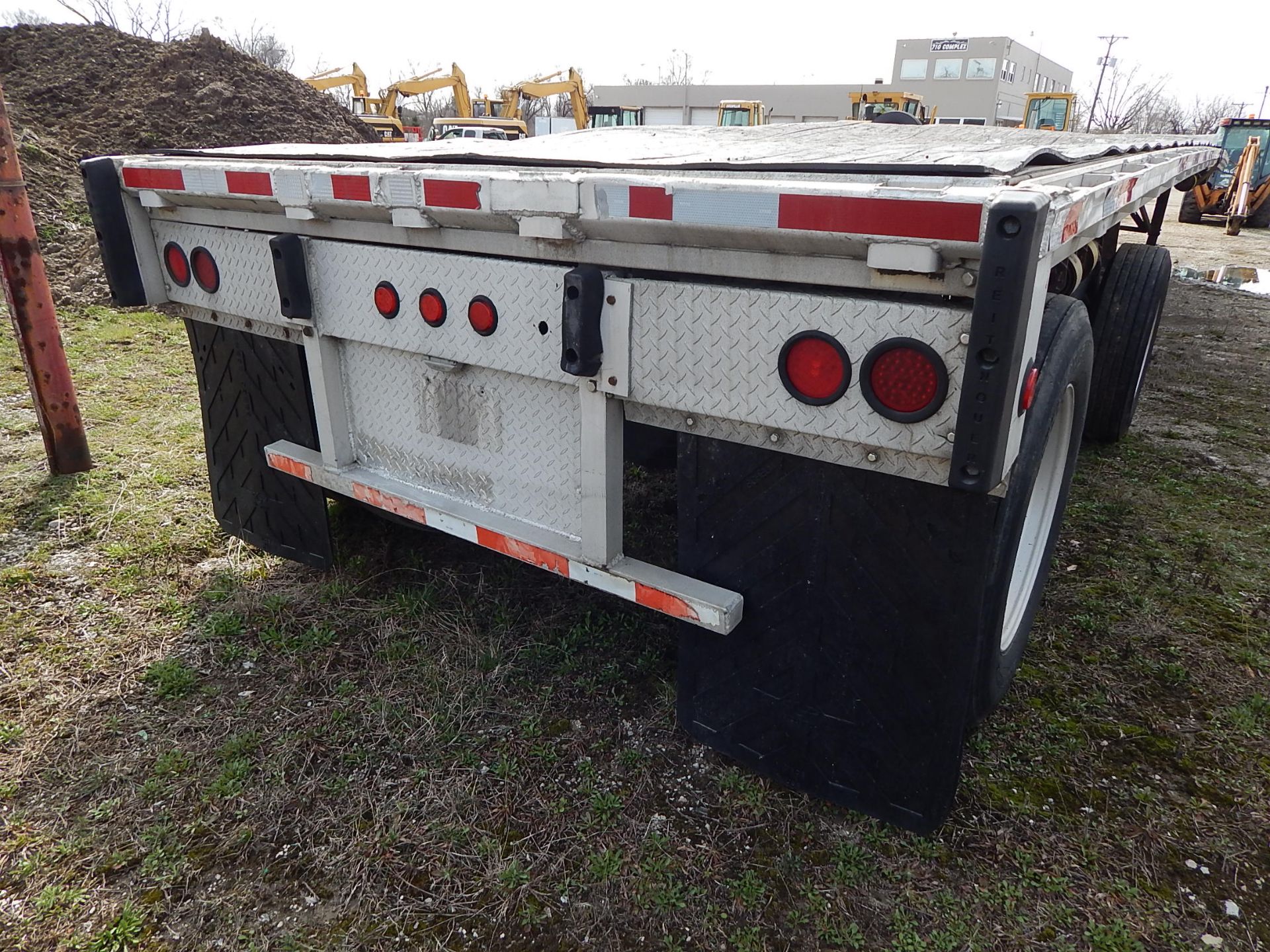 1996 Reitnouer Flat Bed Aluminum Semi Trailer, VIN 1RNF48A2XTR002316, 48 Ft., Tandem Spread Axle, - Image 8 of 15