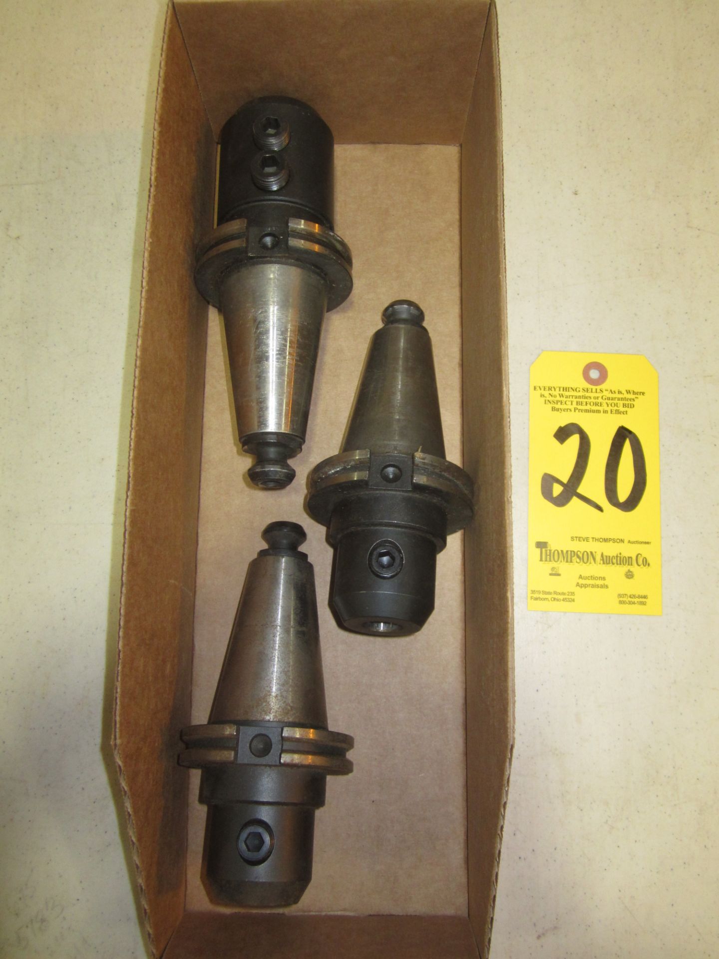 (3) Cat 45 Toolholders