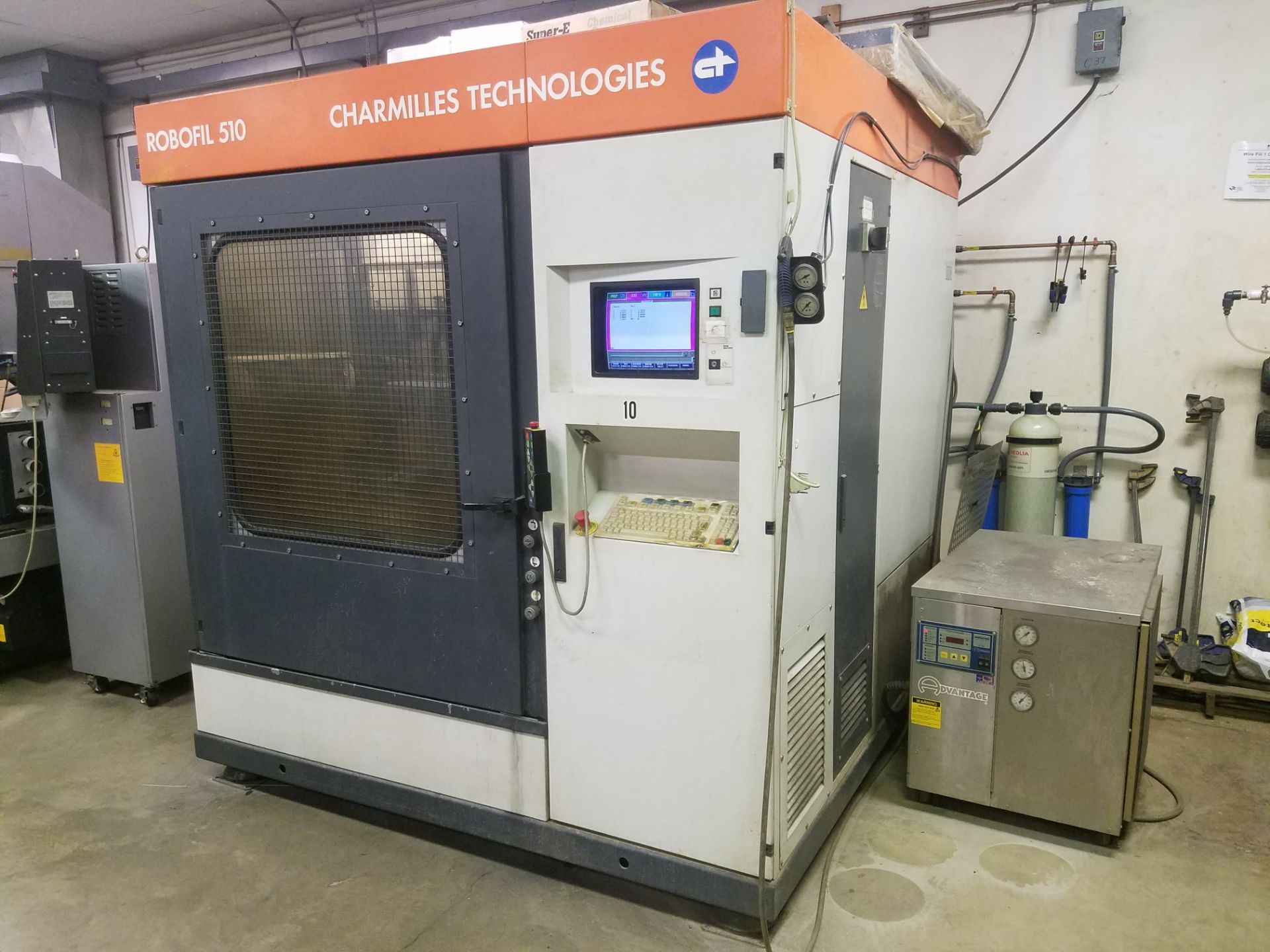 Charmilles Robofil 510 CNC Wire EDM, s/n 550747, New 1998, Charmilles CNC Control, 5-Axis, 27.55 In.