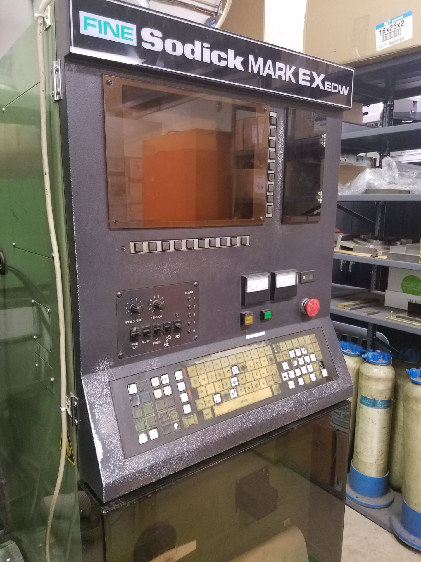 Sodick Model A280L CNC Wire EDM, s/n I-1641, New 1991, Sodick Mark EX-EDW CNC Control, 11.82 In. X - Image 2 of 4