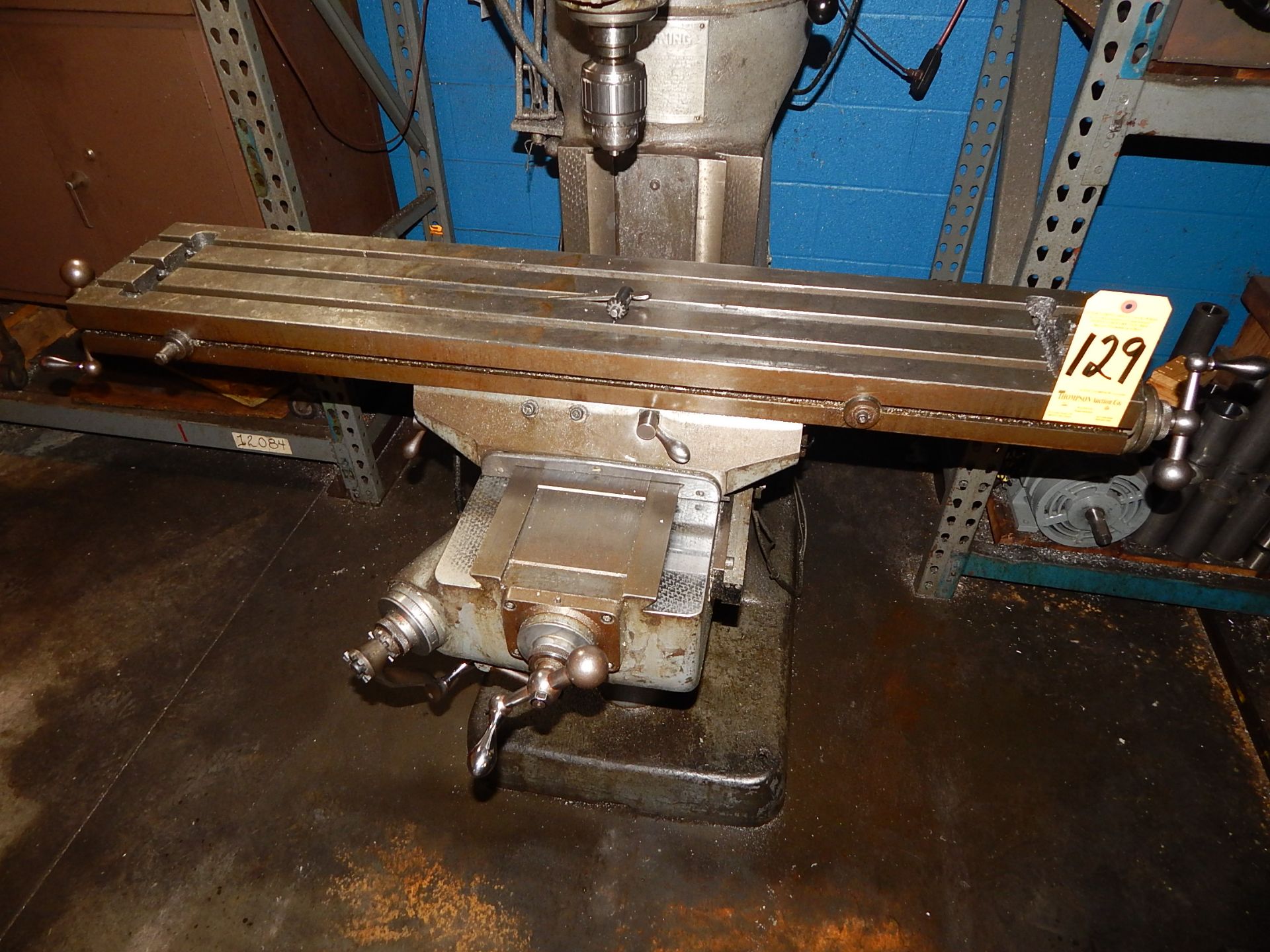 Bridgeport Series I 2HP Variable Speed Vertical Mill SN 12BR225307, 9"x 48" Table, Anilam Mini - Image 3 of 4