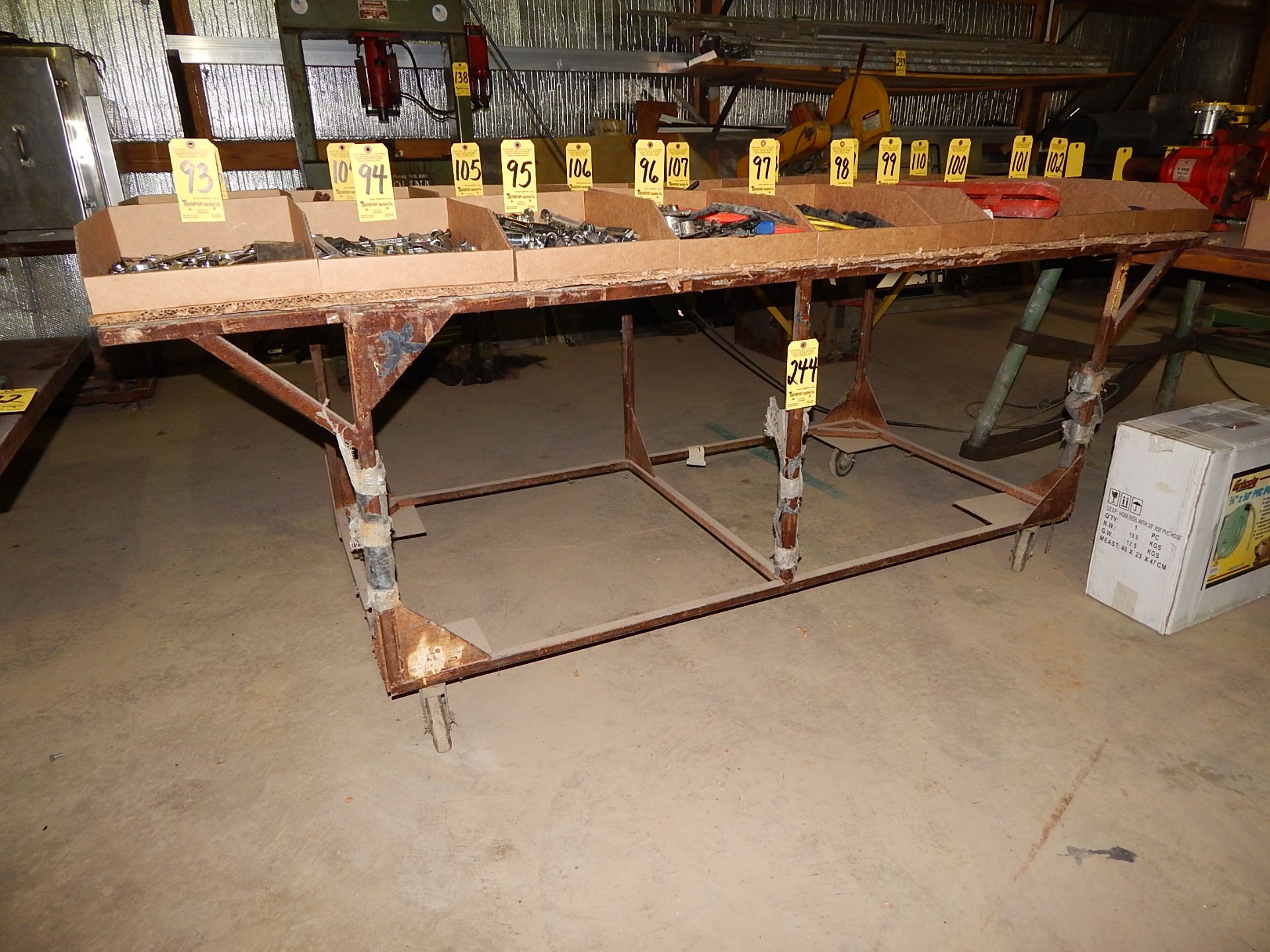 Shop Table on Casters