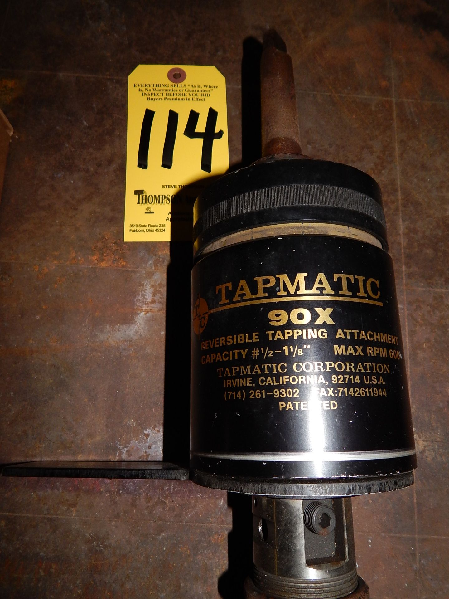 Tapmatic 90X Tapping head with 3MT Shank