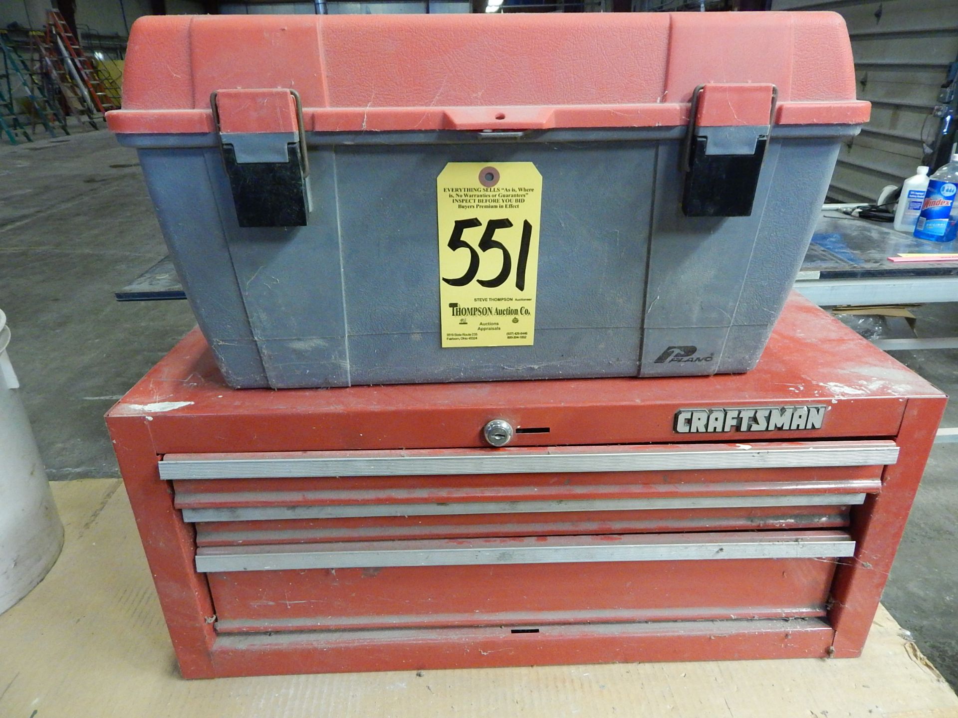 Craftsman and Plano Tool boxes