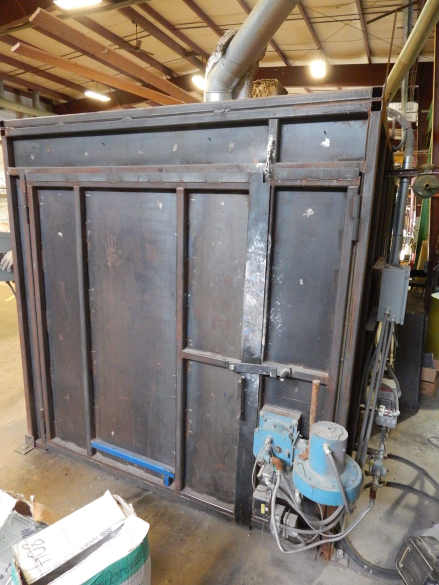 Custom Built Drying Oven, Approx. 35' Long, Inside Dimensions: 88"W x 29'L x 92"H, Door, Opening: - Image 2 of 6