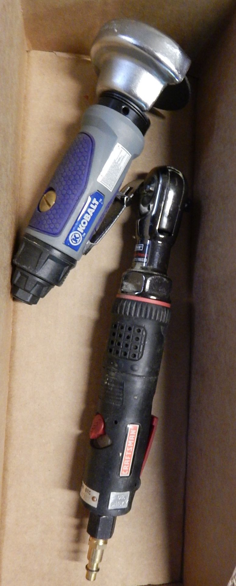 Kobalt Pneumatic Grinder and Craftsman Pneumatic Ratchet