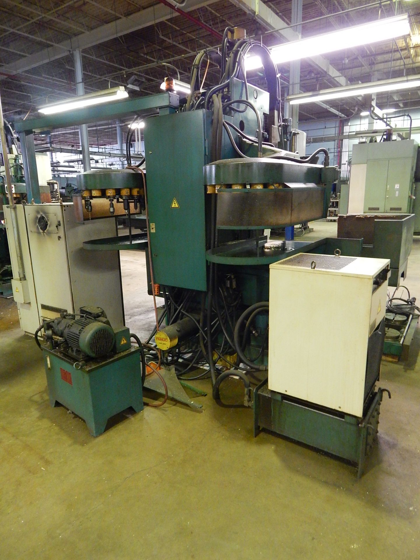 Matsuura Model MC-1000V-DC Twin Spindle CNC Vertical Machining Center, s/n 85044729, New 1985, Fanuc - Image 8 of 13